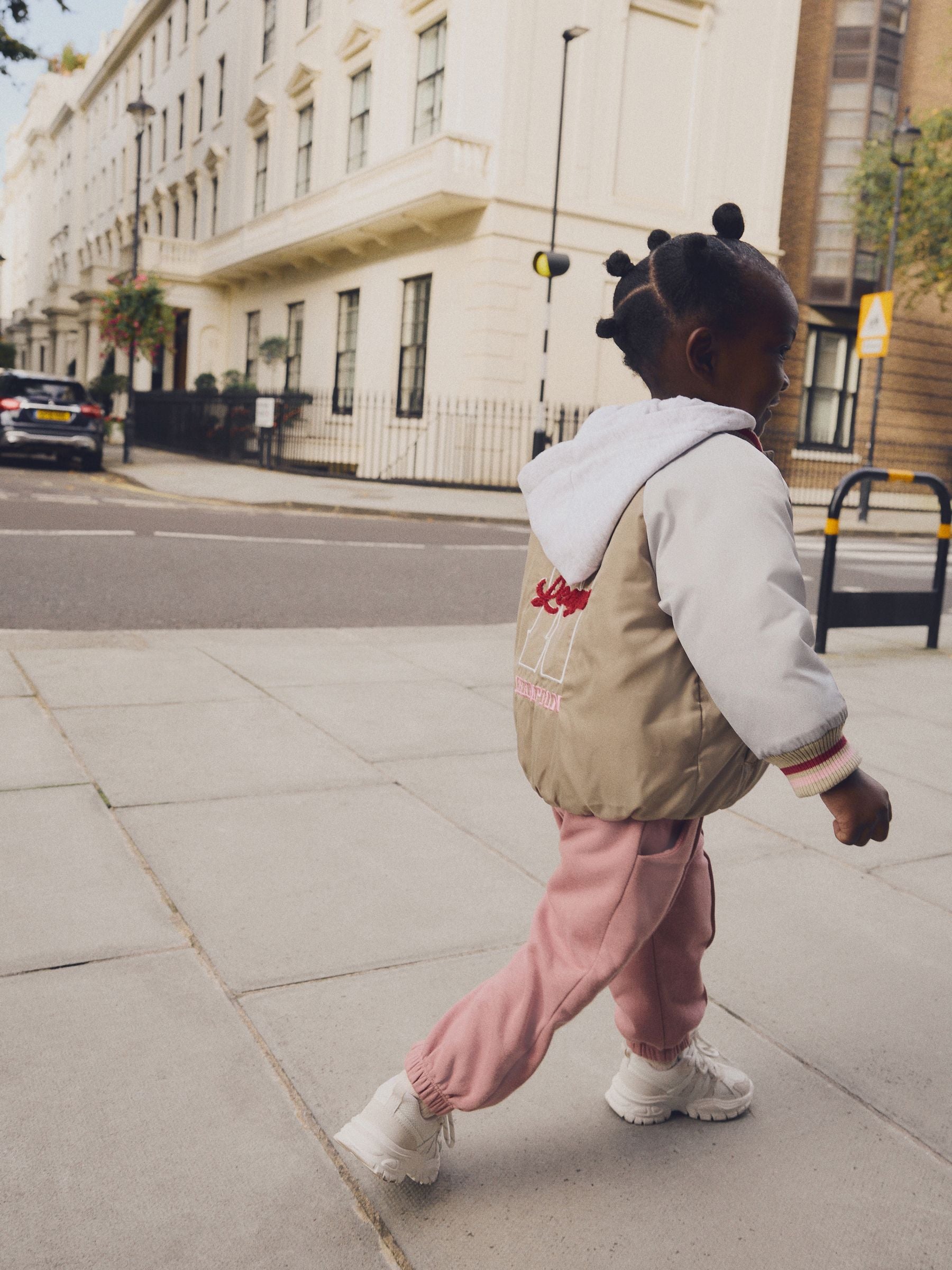 Neutral/Grey Shower Resistant Bomber Jacket (3mths-7yrs)
