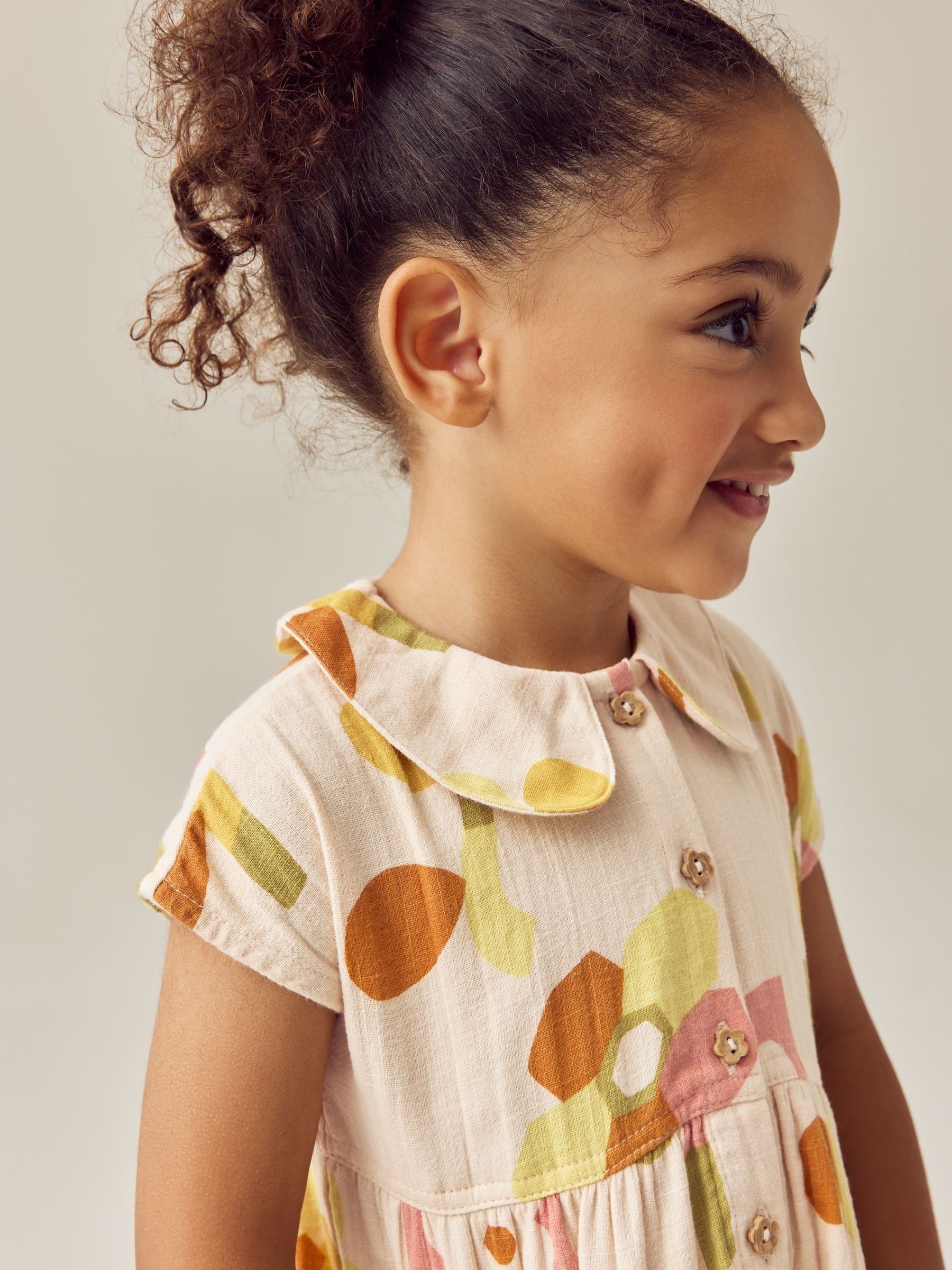 Yellow Shirt Collar Playsuit (3mths-7yrs)