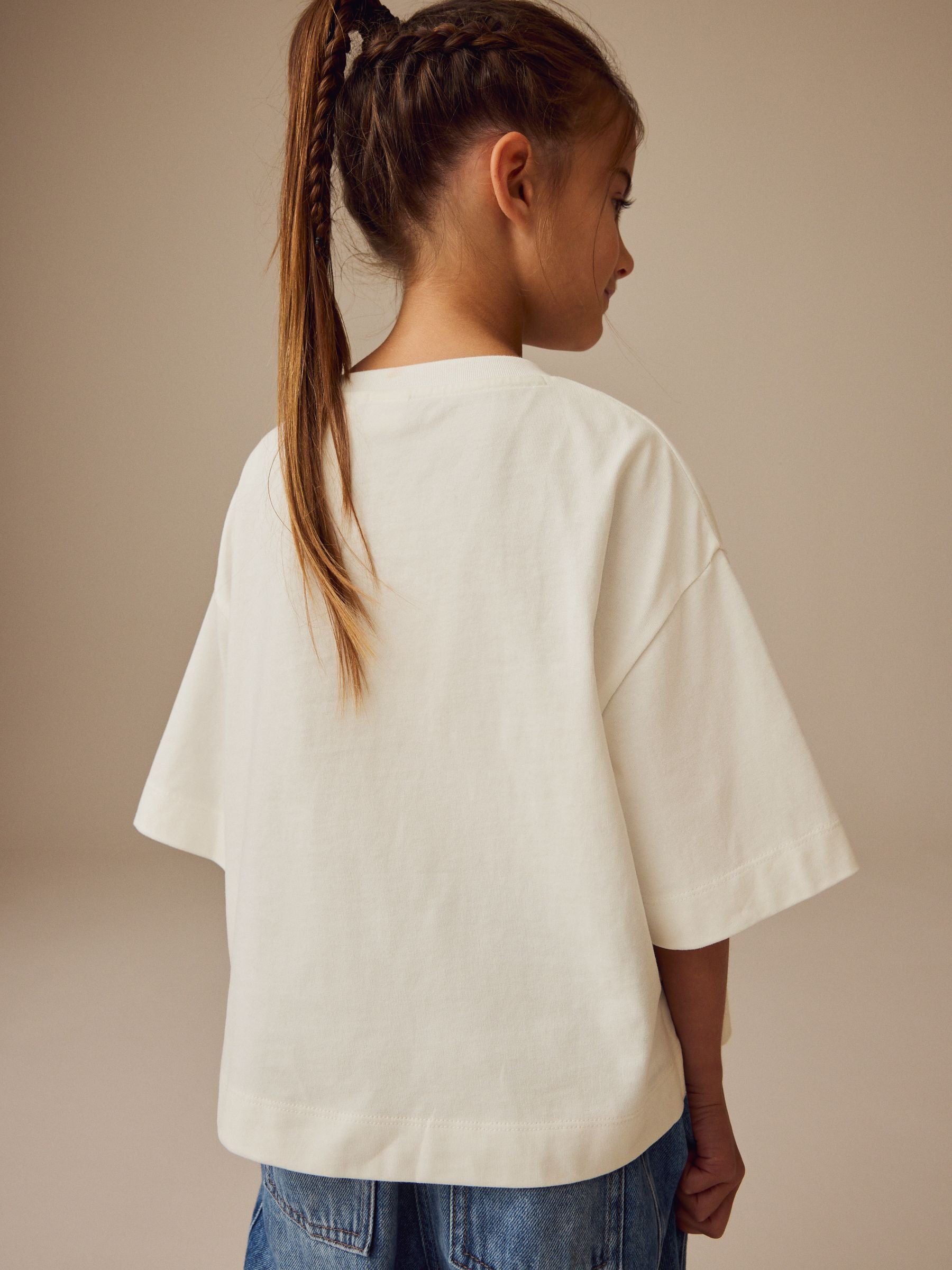 White Doraemon License Graphic 100% Cotton T-Shirt (3-16yrs)