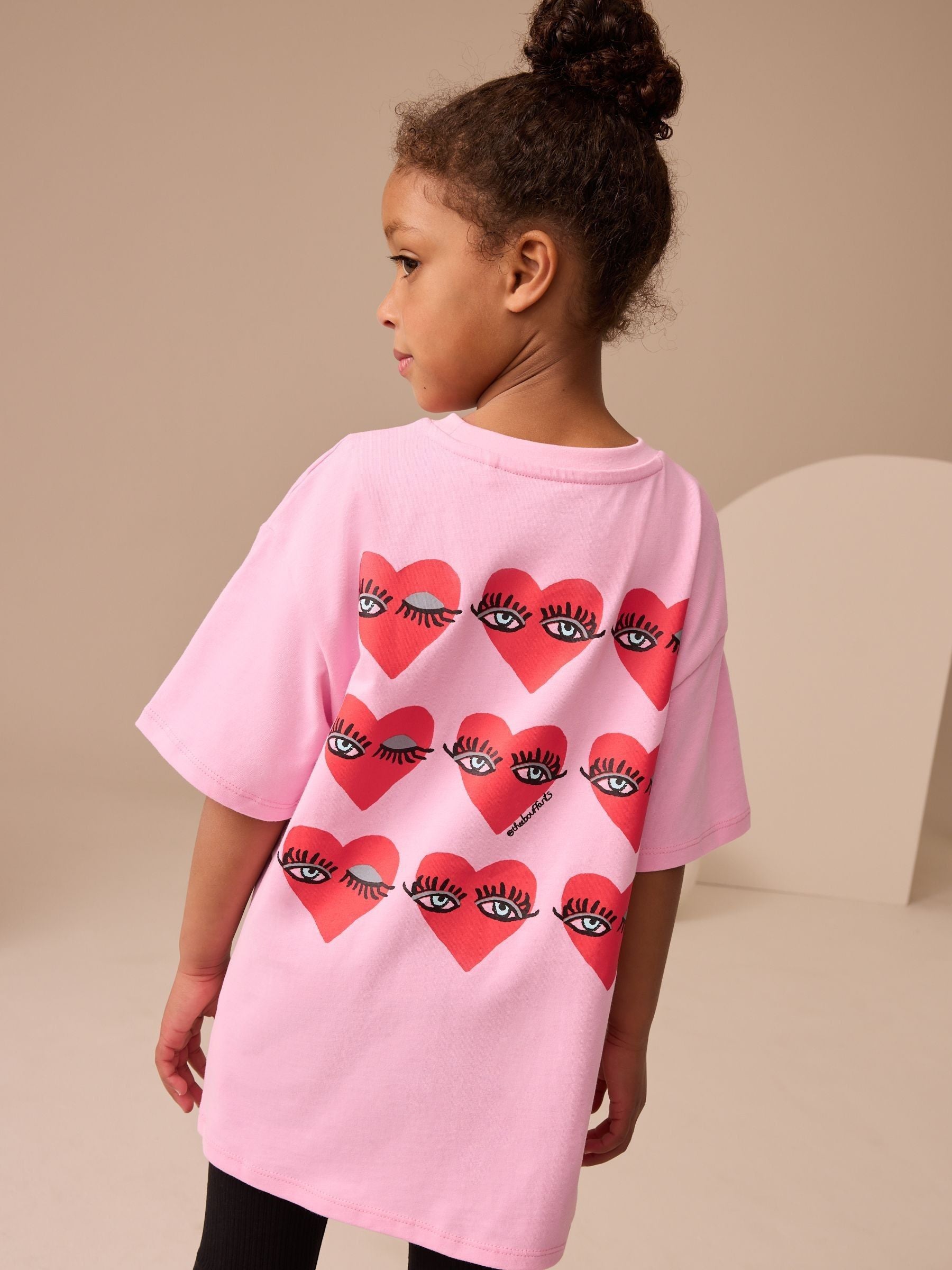 Pink Heart Kendra Dandy License T-Shirt (3-16yrs)