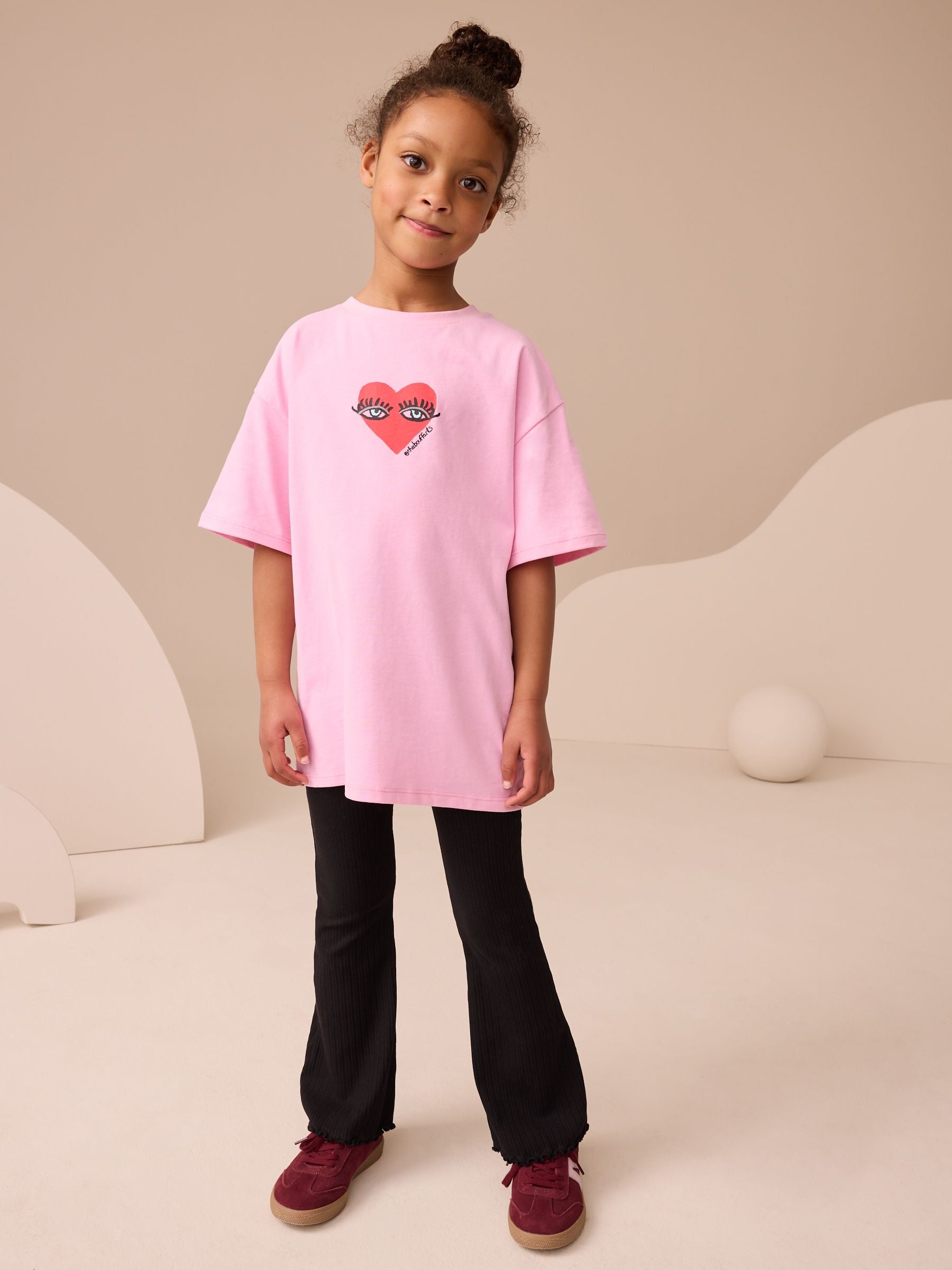 Pink Heart Kendra Dandy License T-Shirt (3-16yrs)