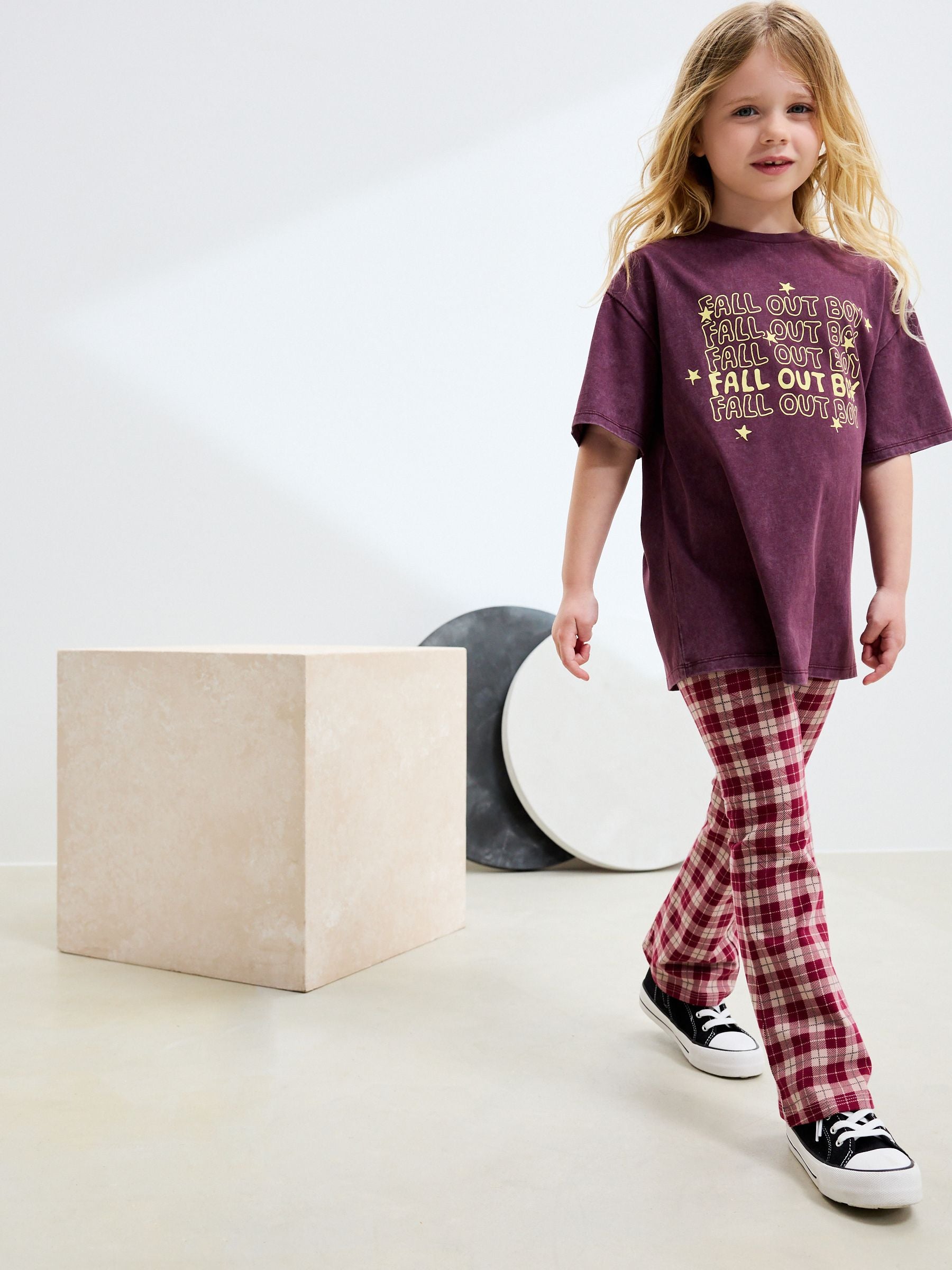 Purple License Fallout Boy Band T-Shirt (3-16yrs)