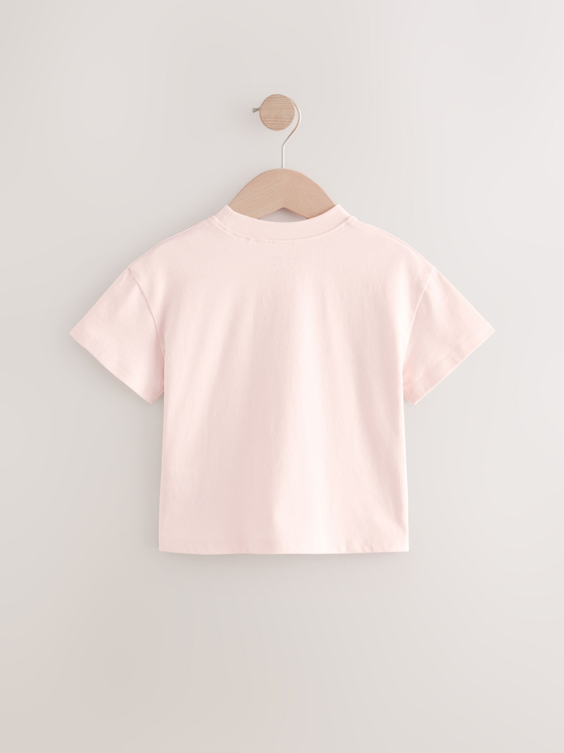 Pale Pink Circus Girl Short Sleeve 100% Cotton T-Shirt (3mths-7yrs)