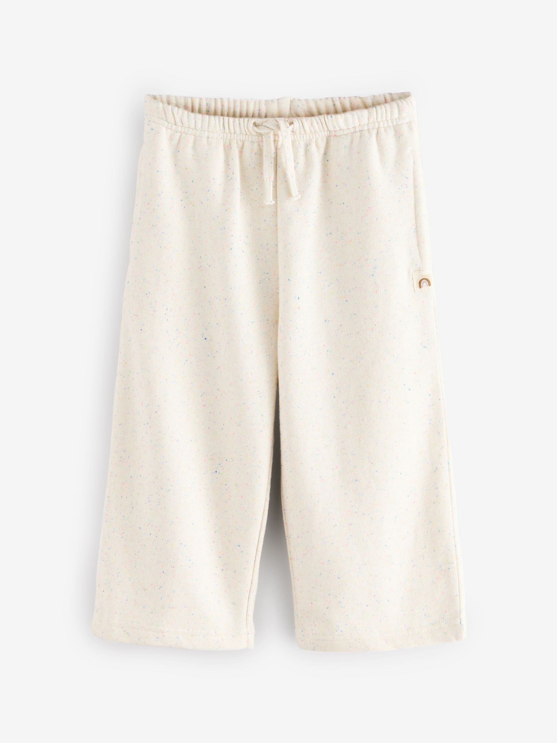 Pink/Blue/Oatmeal Wide Leg Joggers 3 Pack (3mths-7yrs)