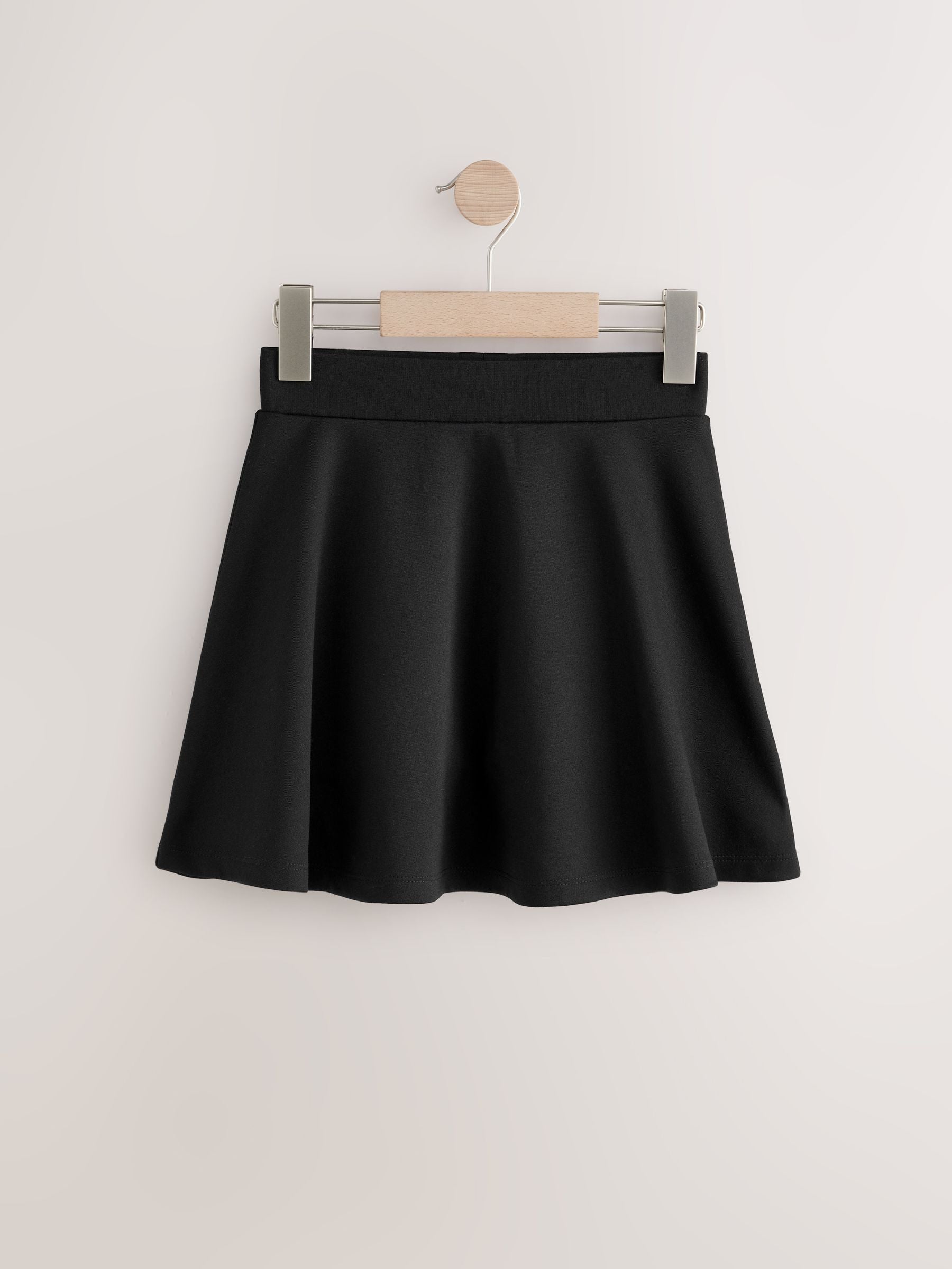 Black 2 Pack Pull On Skort with Jersey Stretch (3-17yrs)