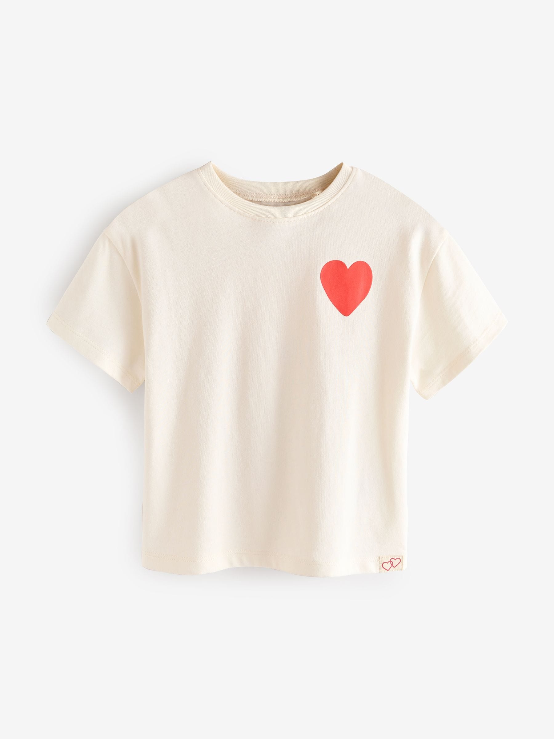 Red Heart/Ladybird Short Sleeve T-Shirt 3 Pack (3mths-7yrs)