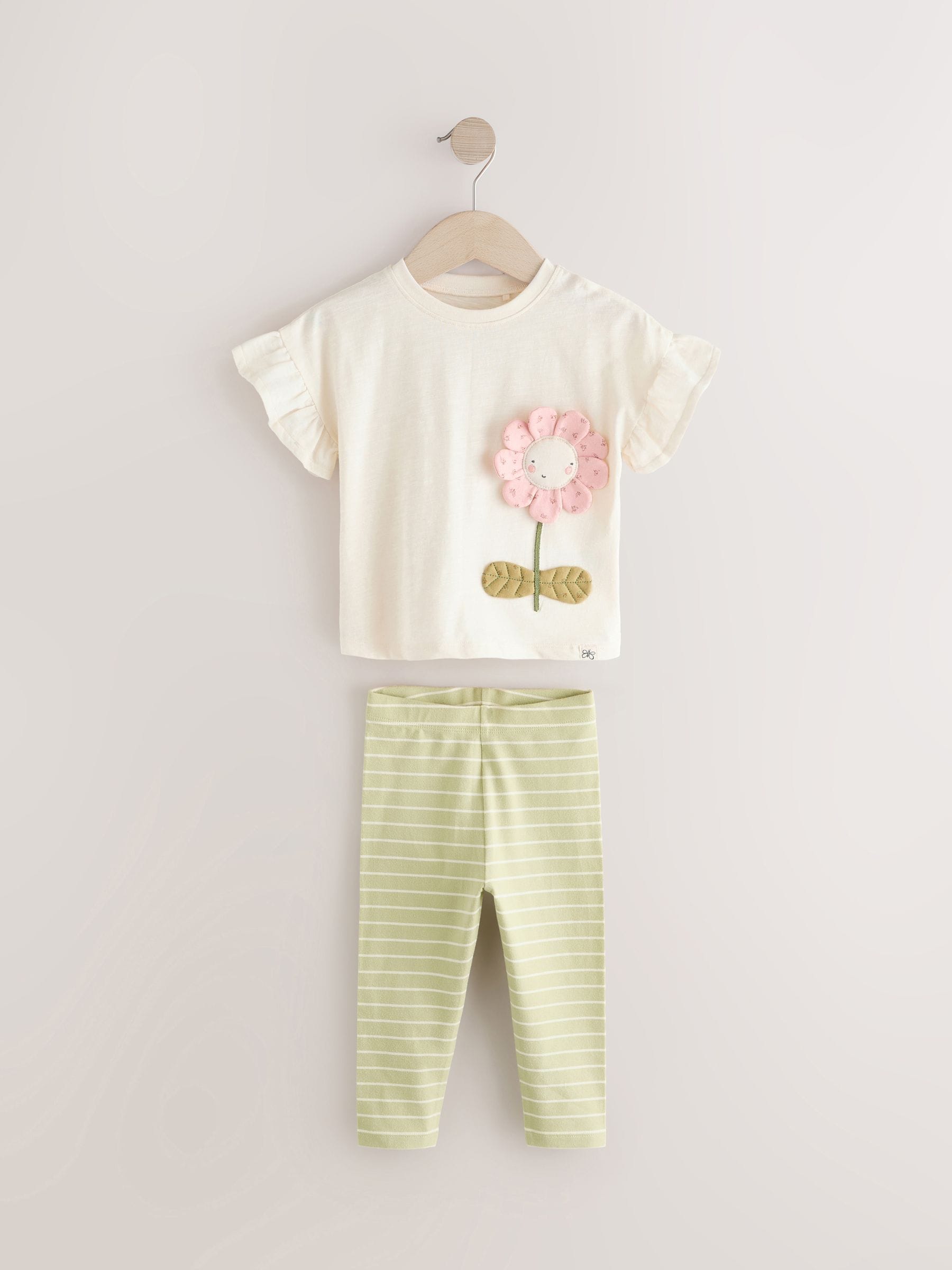 Pink 2 Pack T-Shirt & Leggings Set (3mths-7yrs)