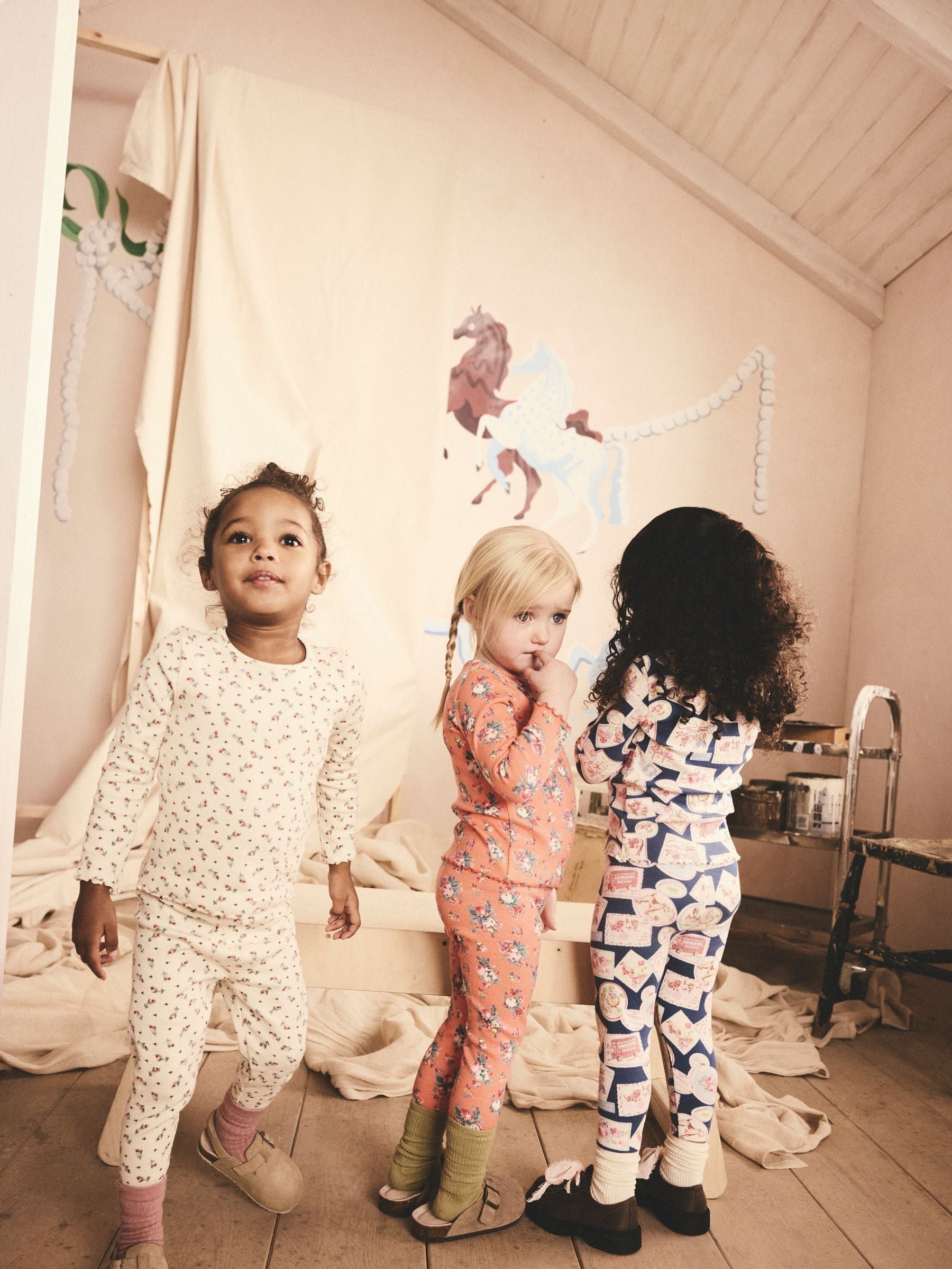 Cath Kidston Multicoloured Floral Tops 3 Pack (3mths-7yrs)