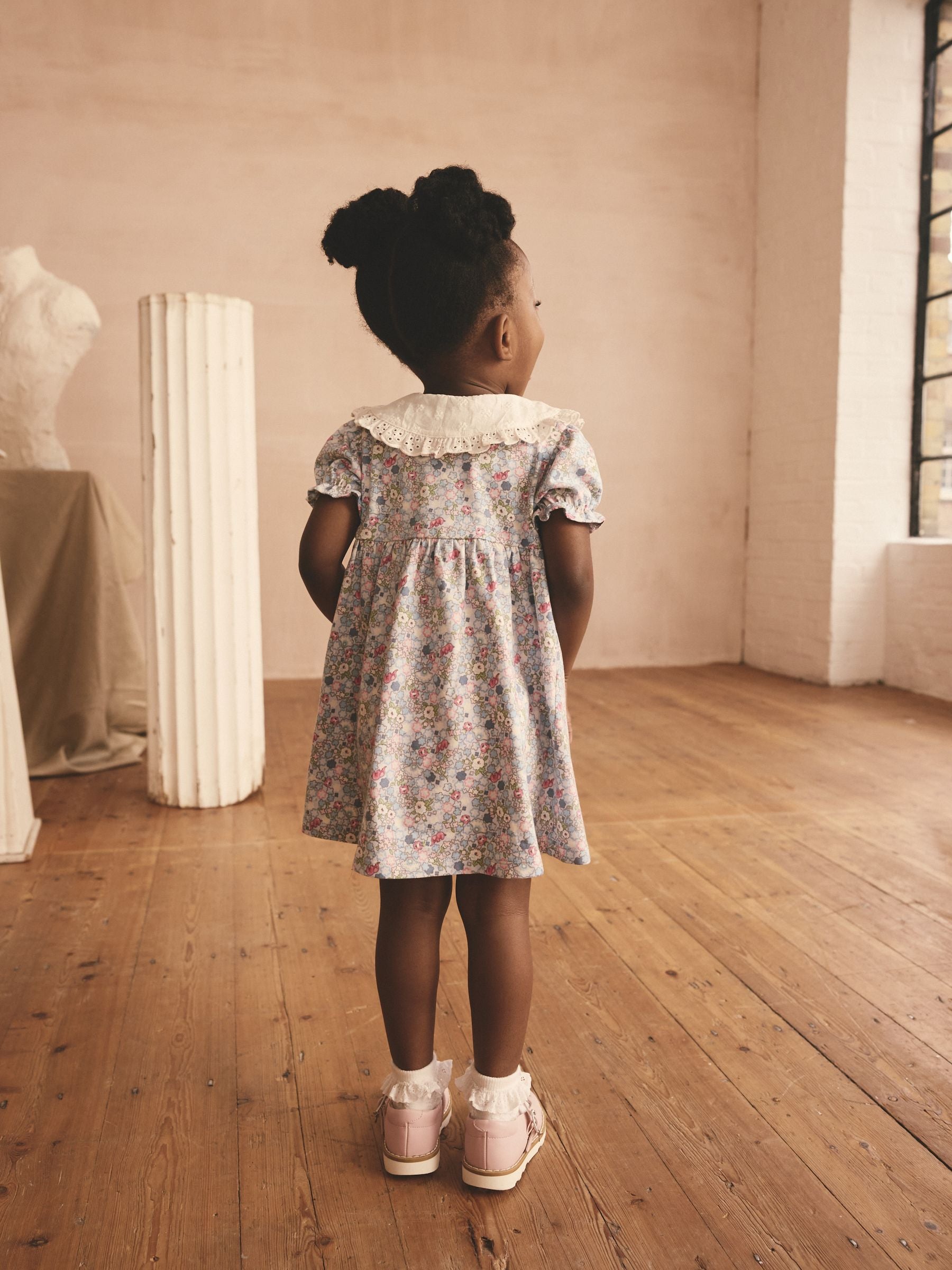 Blue Cath Kidston Jersey 100% Cotton Dress (3mths-7yrs)