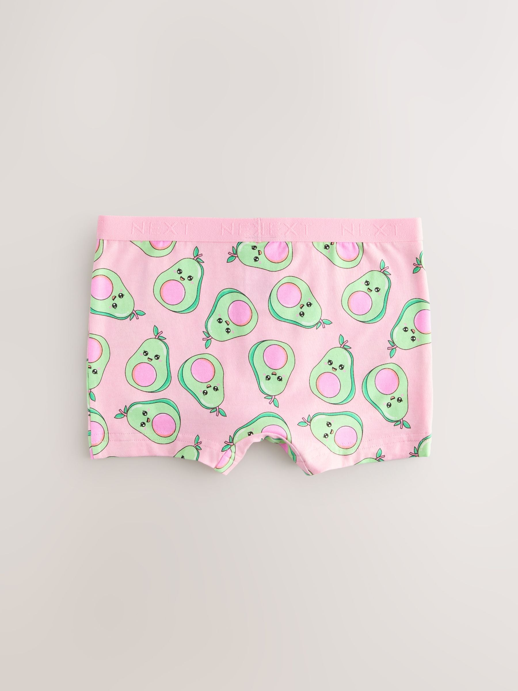 Multi Avocado Short Briefs 5 Pack (2-16yrs)