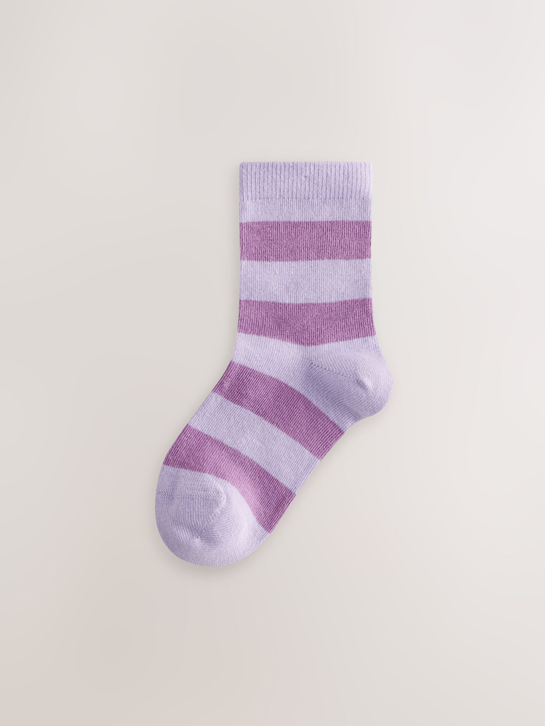 Multi 3 Pack Cotton Rich Stripe Ankle Socks