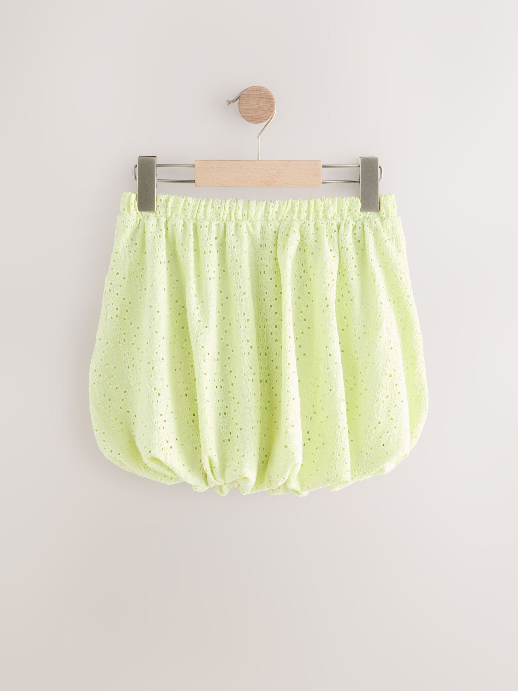 Lime Green Broderie Puffball Skirt (3-16yrs)