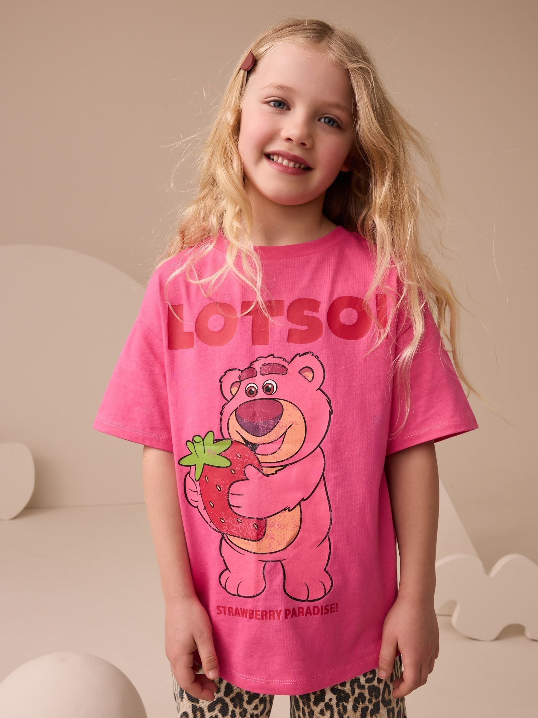 Pink Oversized Toy Story License T-Shirt (3-16yrs)