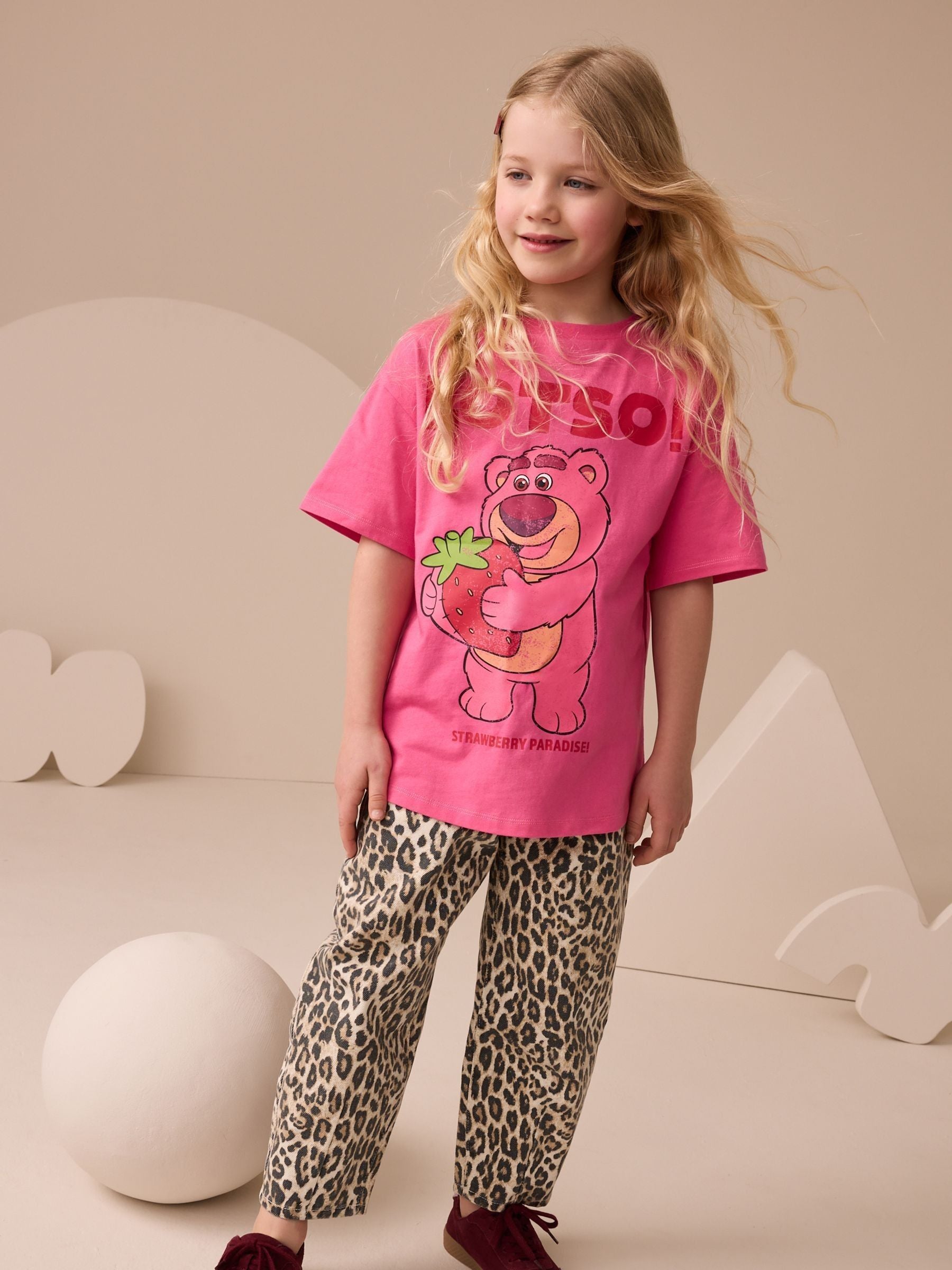 Pink Oversized Toy Story License T-Shirt (3-16yrs)