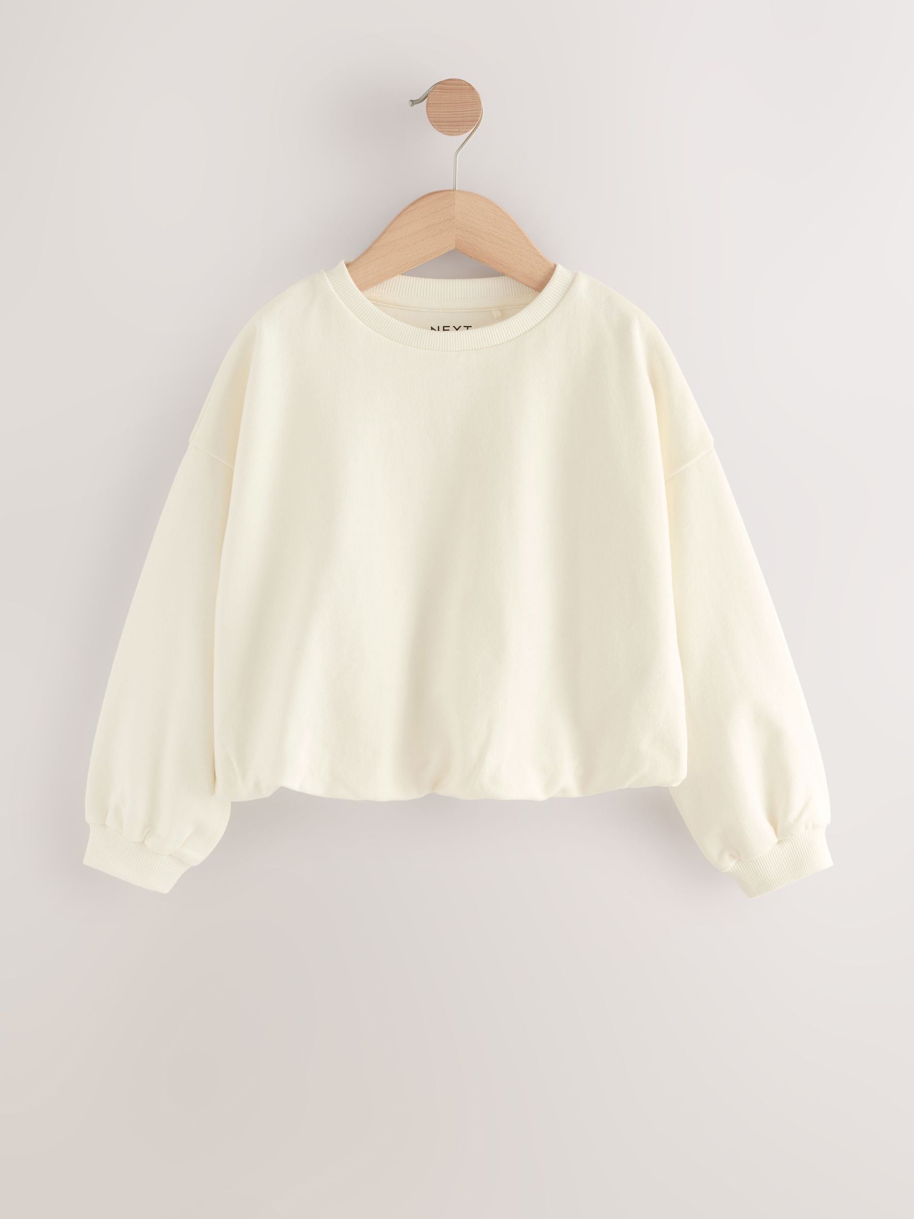 Black/White Long Sleeve Bubble Hem T-Shirts 3 Pack (3-16yrs)