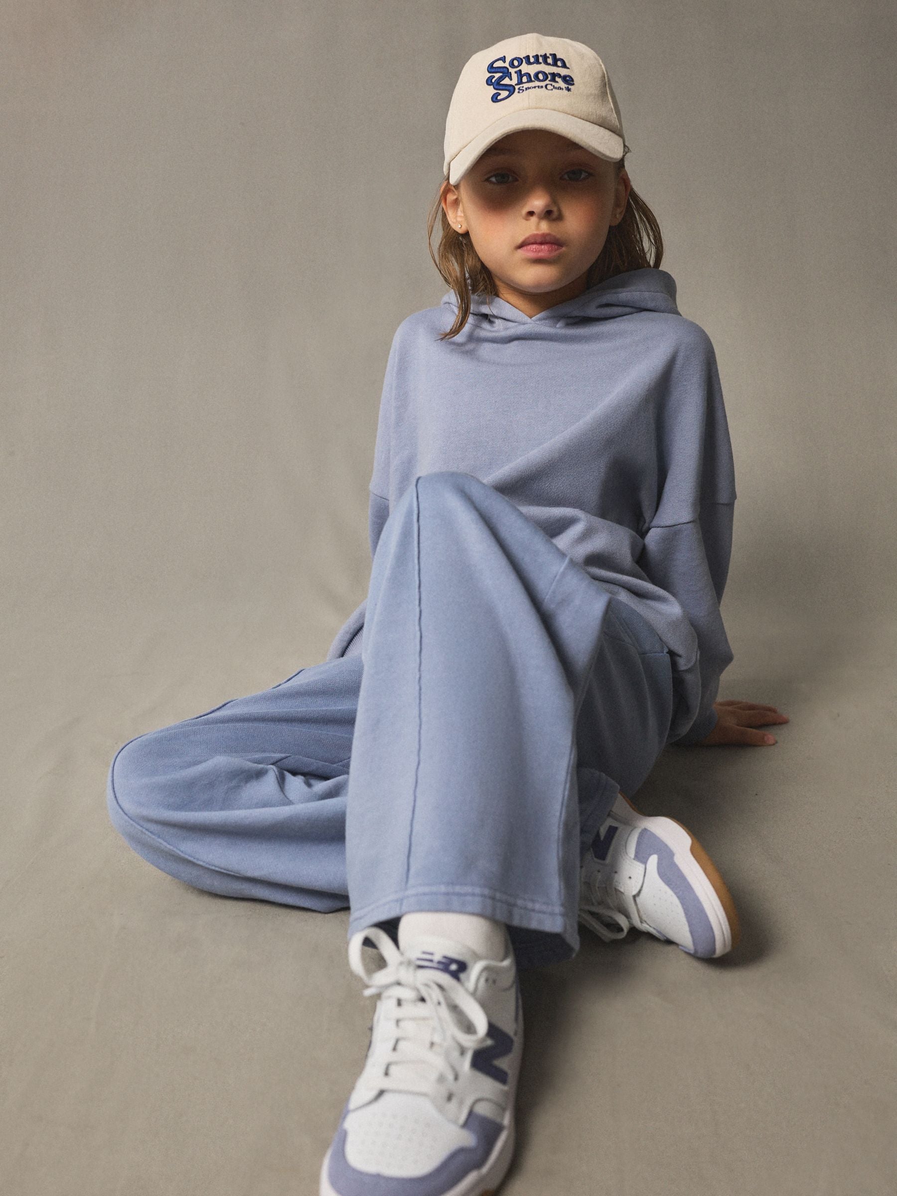 Blue Wide Leg Joggers (3-16yrs)