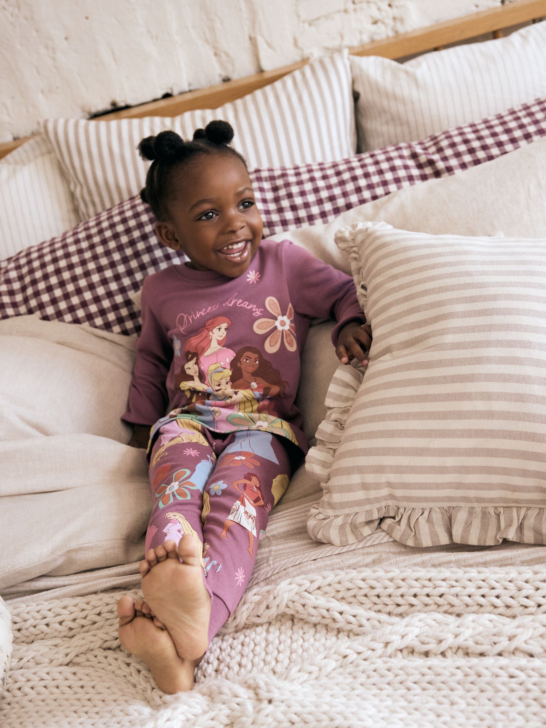 Purple Disney Princess Snuggle Pyjamas (9mths-10yrs)