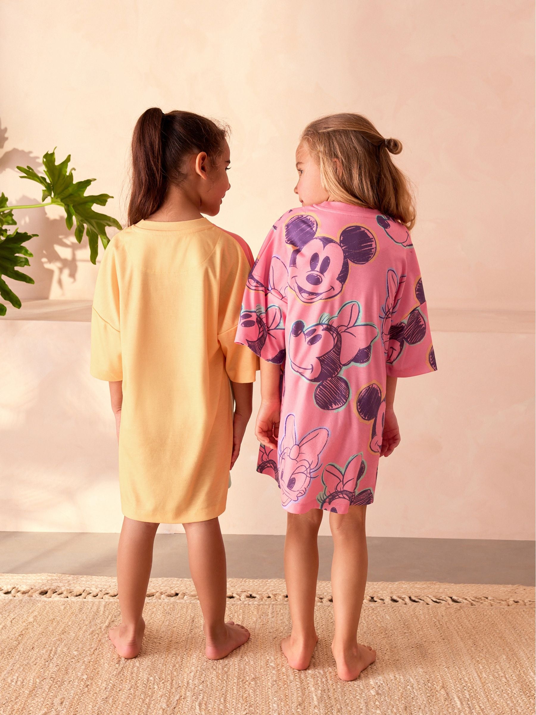 Pink Minnie Mouse Nighties 2 Pack (2-15yrs)