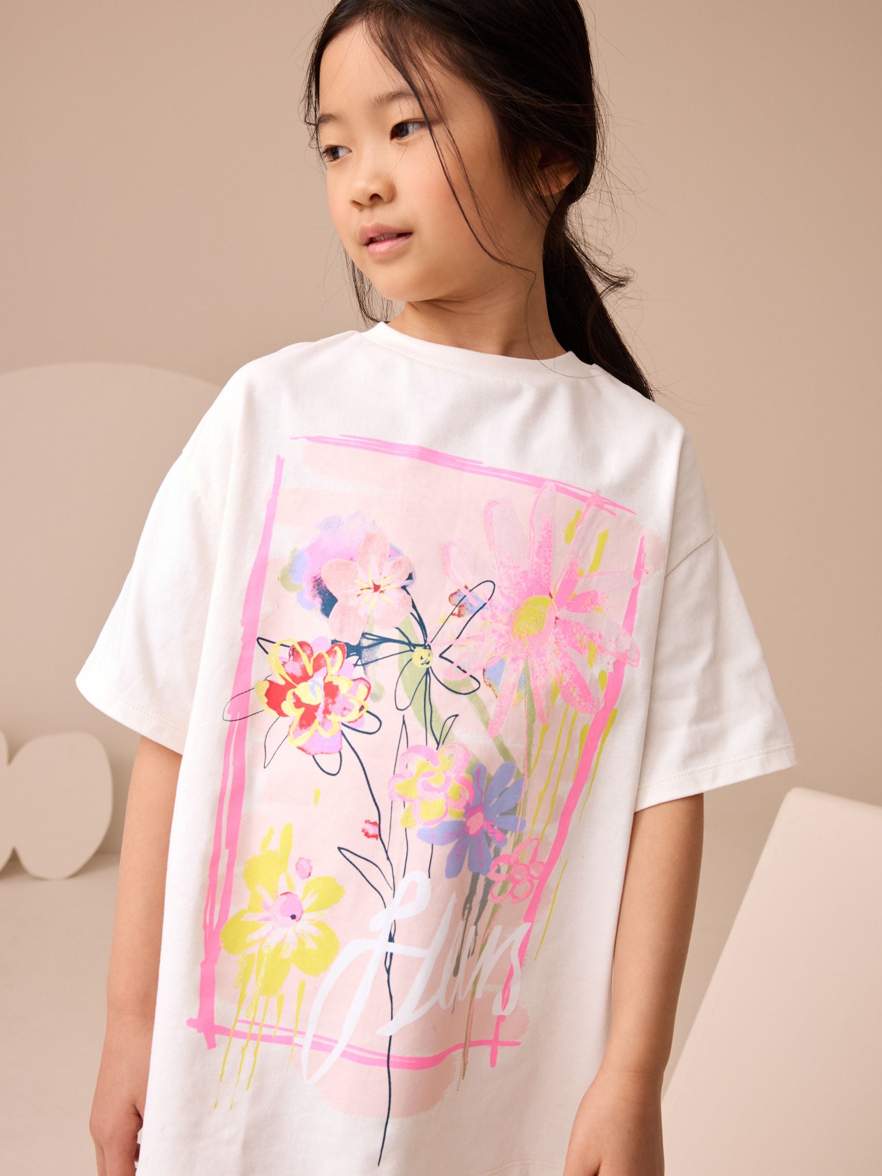 Floral Sequin T-Shirt and Leggings Set (3-16yrs)