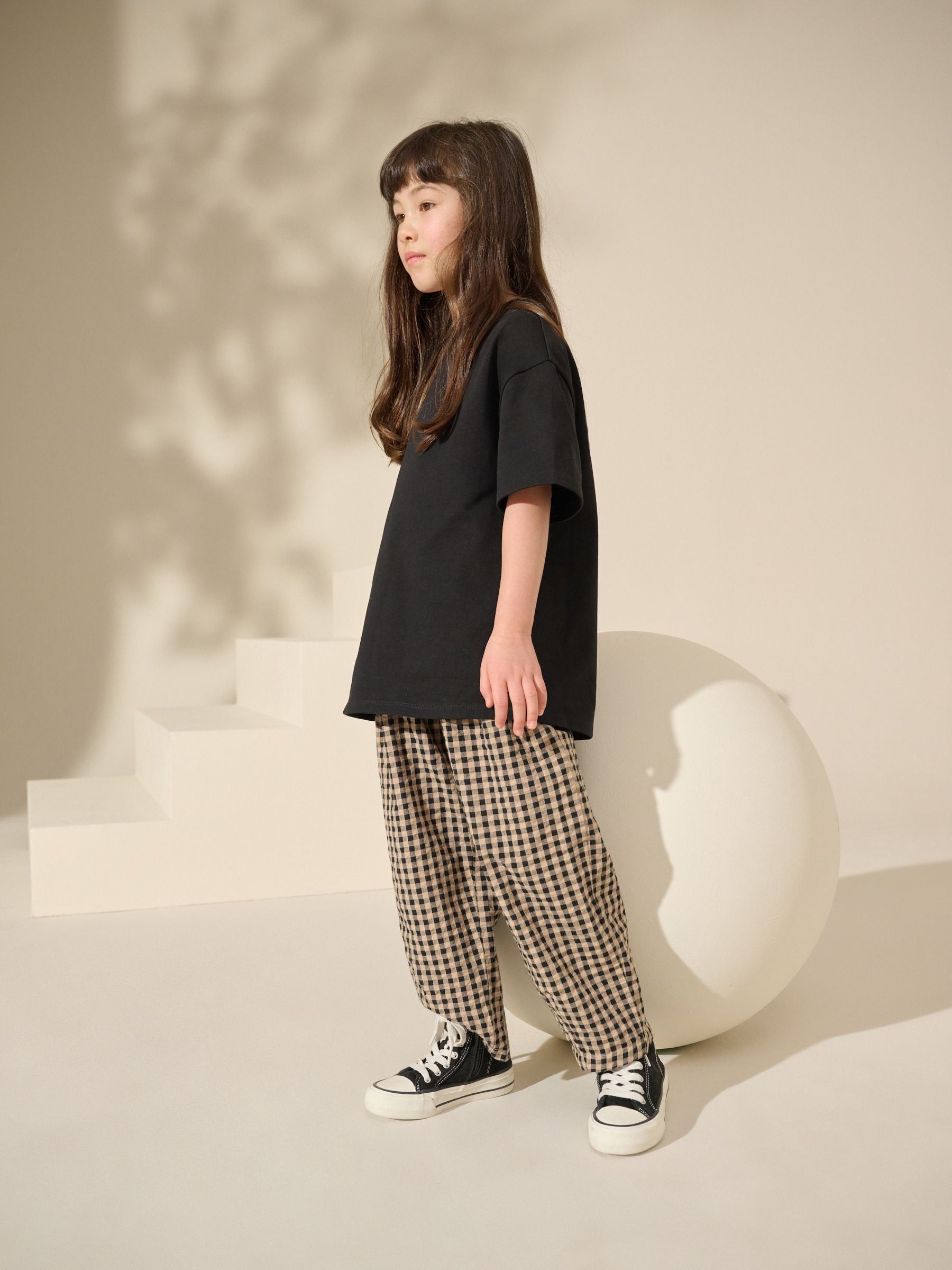 Black Oversized Heavyweight 100% Cotton T-Shirt (3-16yrs)