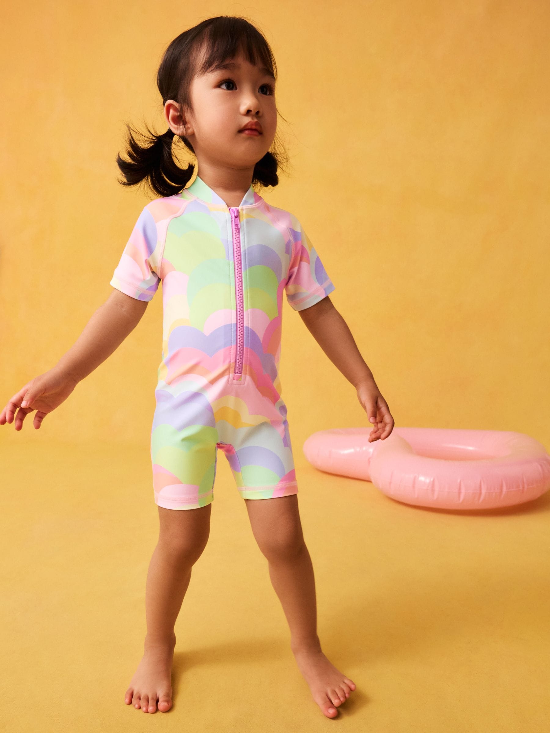 Rainbow Wave Sunsafe Swimsuit (3mths-10yrs)