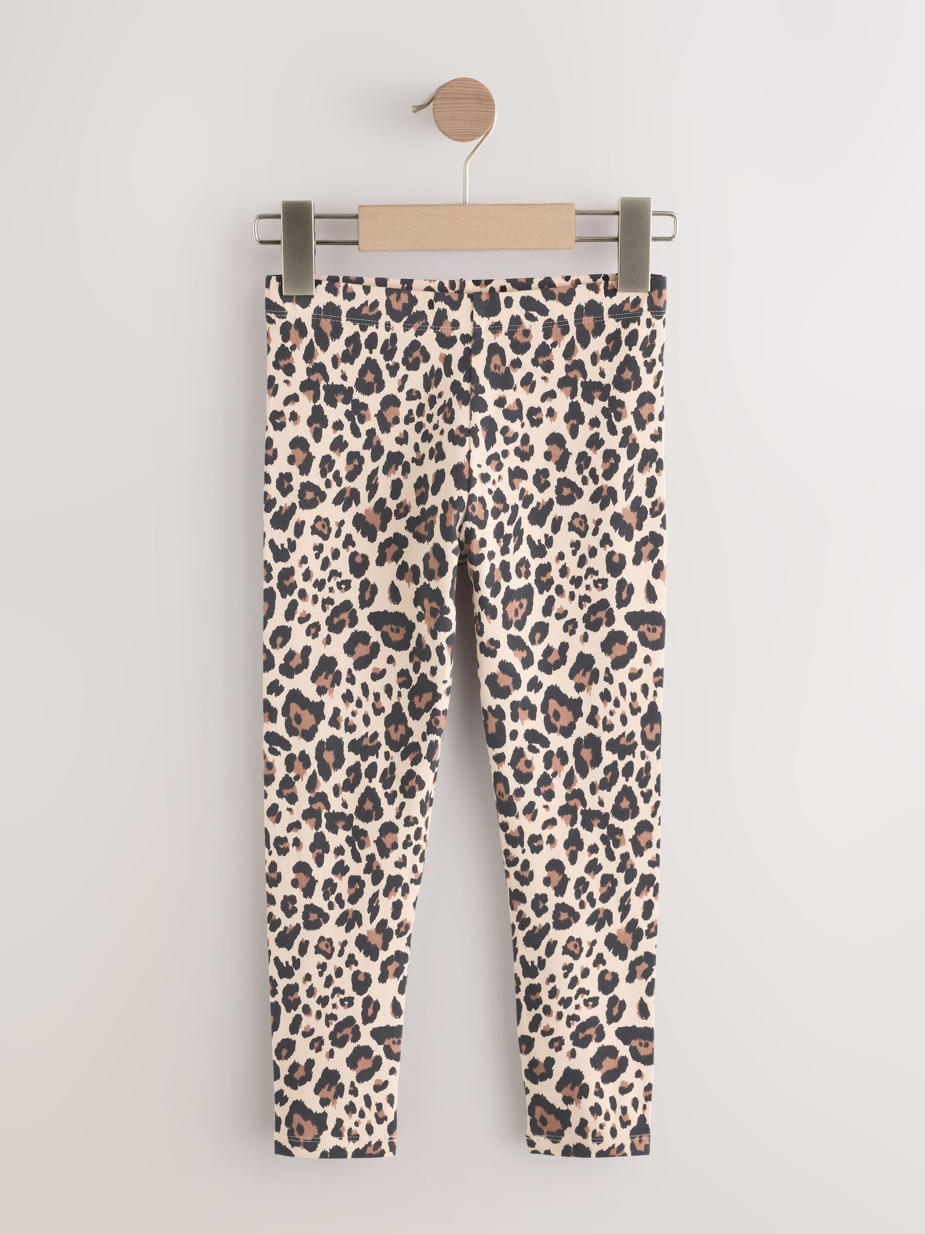 Black Rainbow/Animal Leggings 2 Pack (3-16yrs)