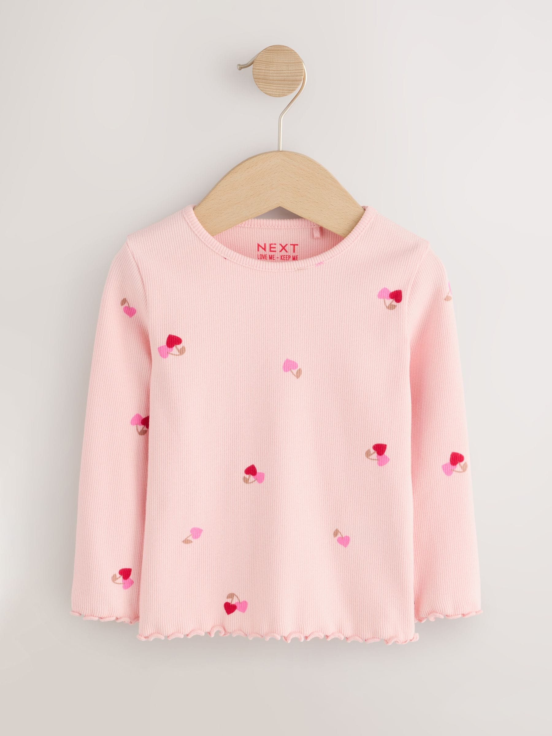 Fruit Long Sleeve Rib Tops 5 Pack (3mths-7yrs)