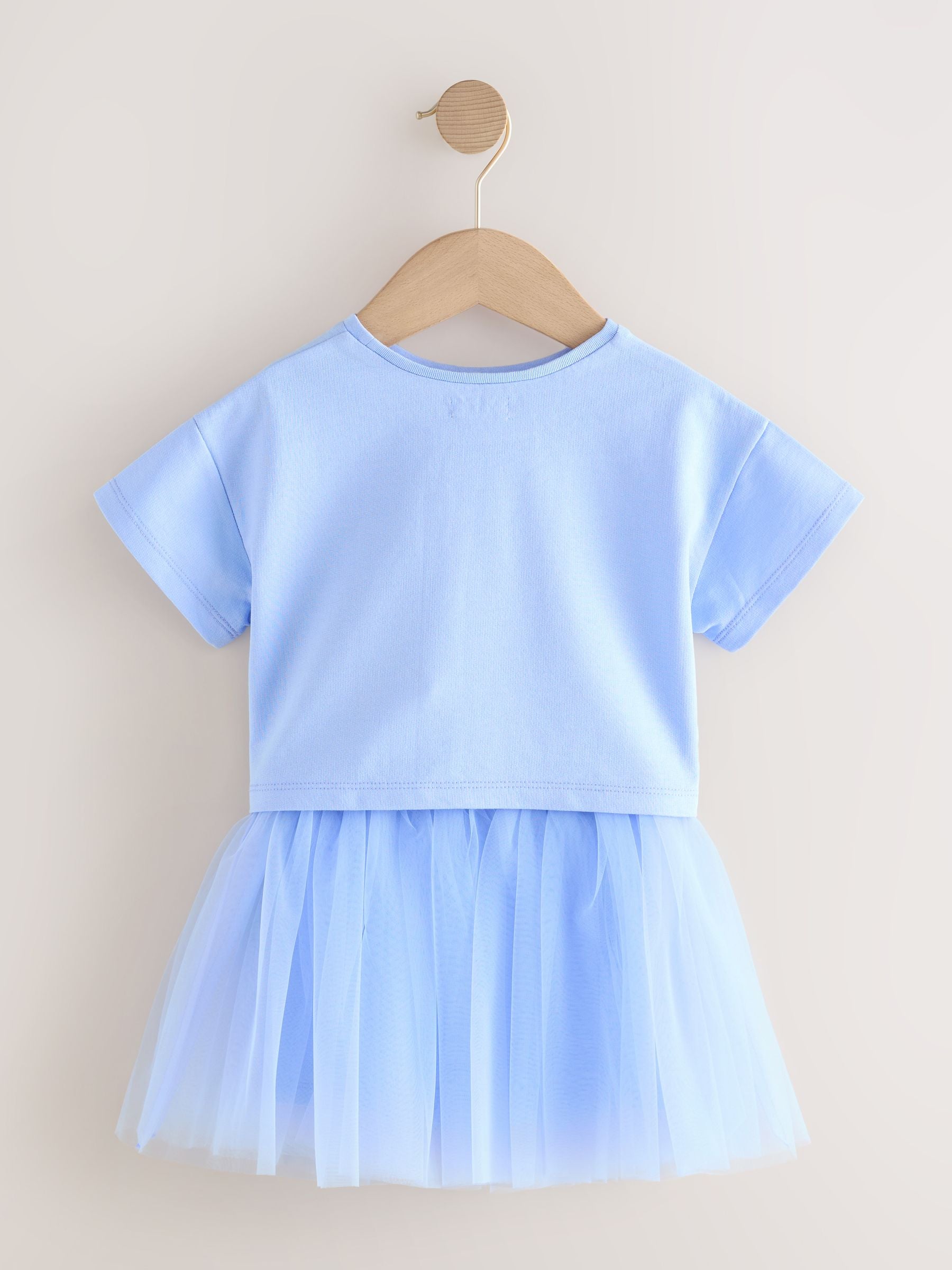 Blue T-Shirt and Skirt Set (3mths-7yrs)