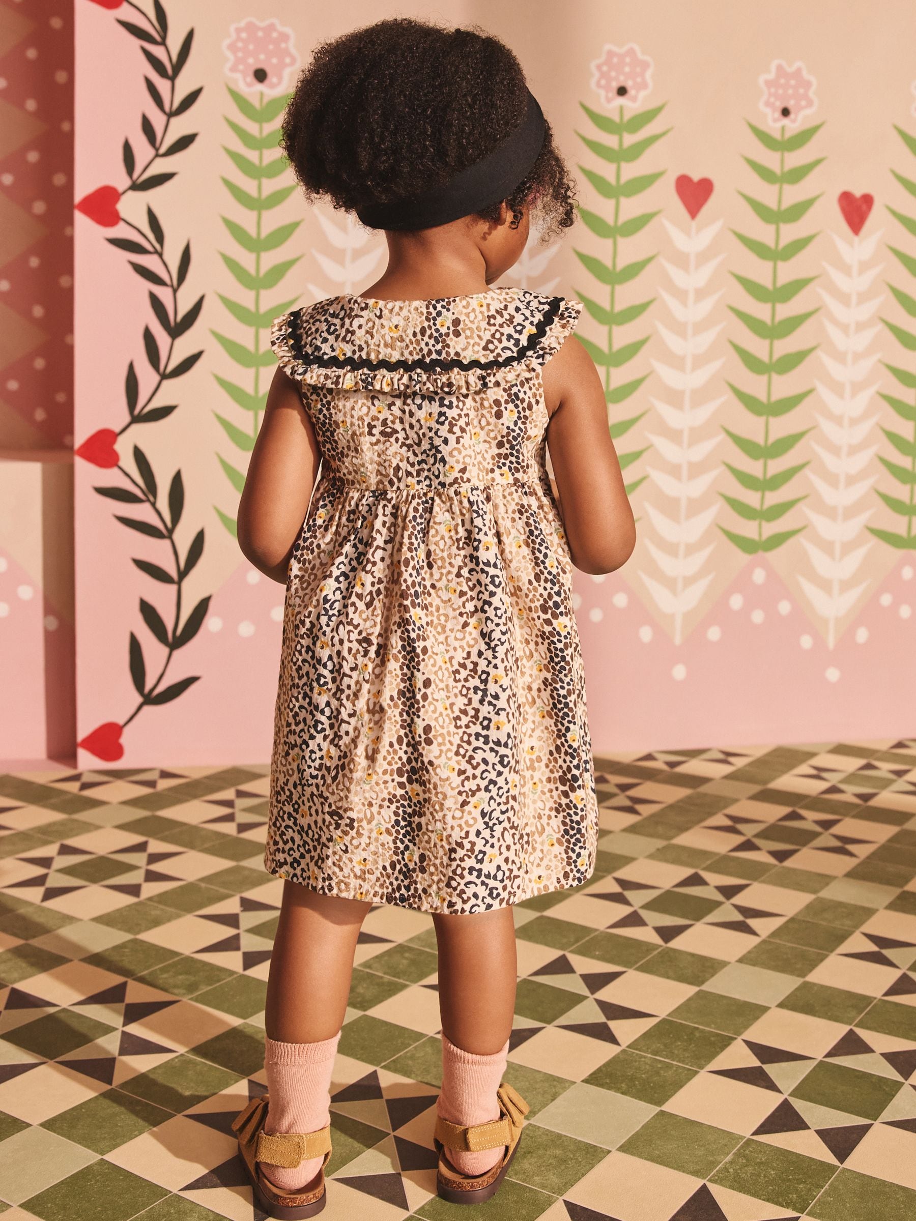 Animal Print Cath Kidston Collar Dress (3mths-8yrs)