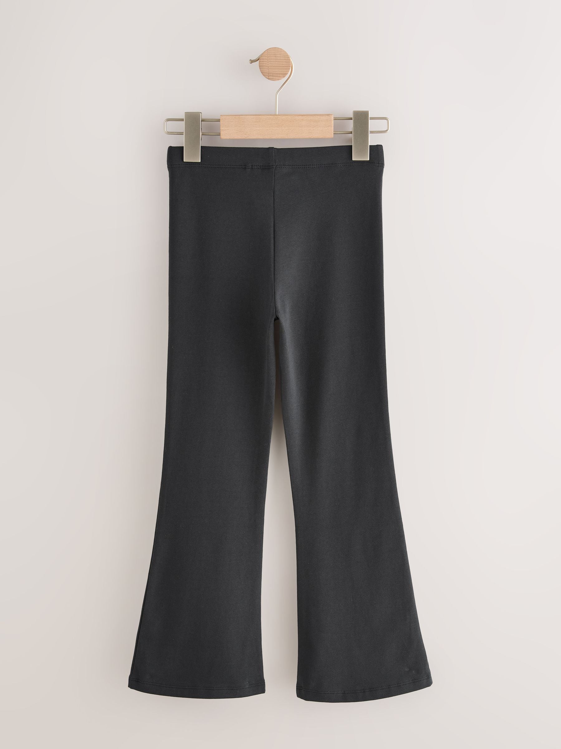 Black 1 Pack Flare Leggings (3-16yrs)