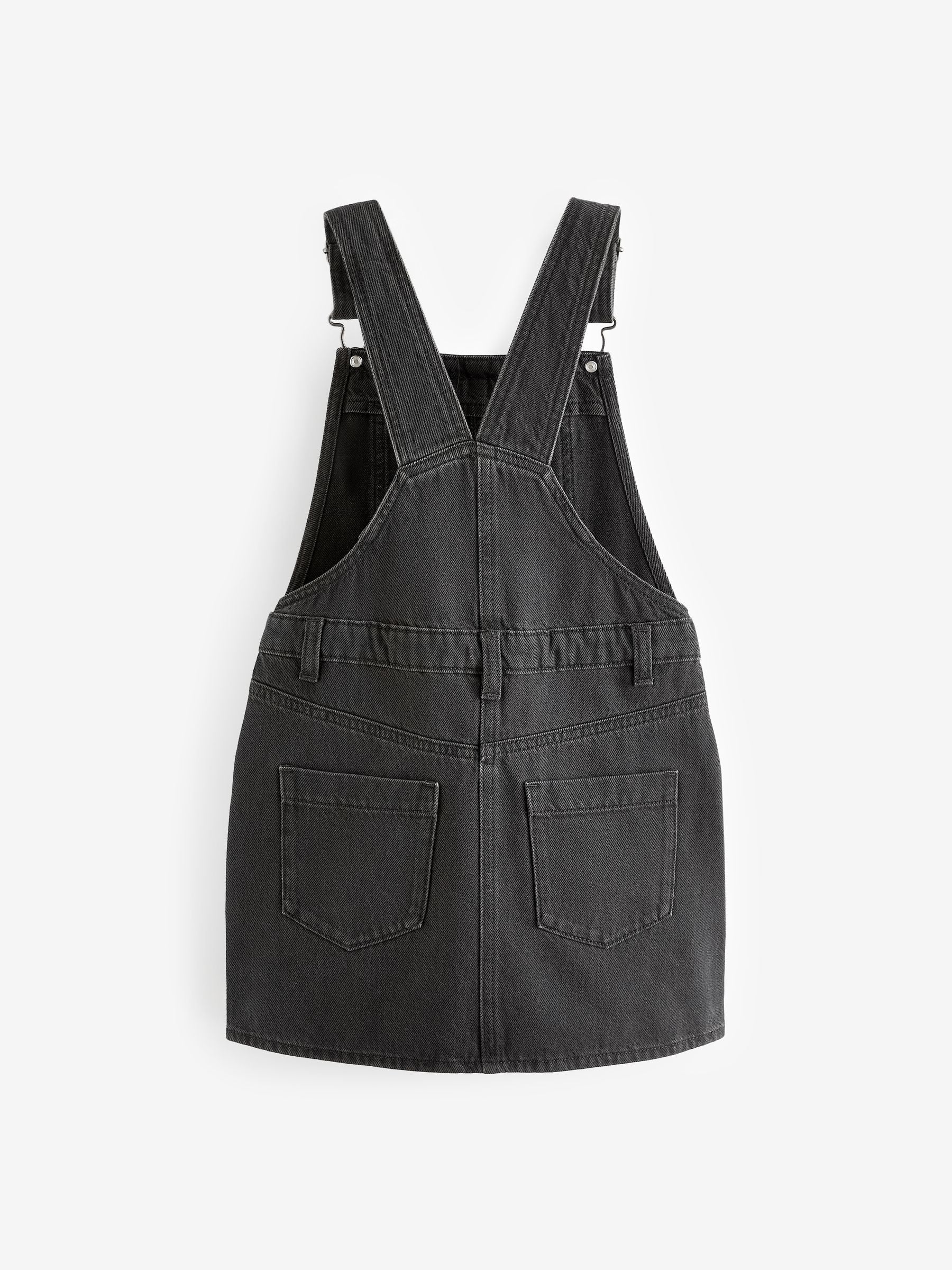 Black Denim Pinafore Dress (3-16yrs)