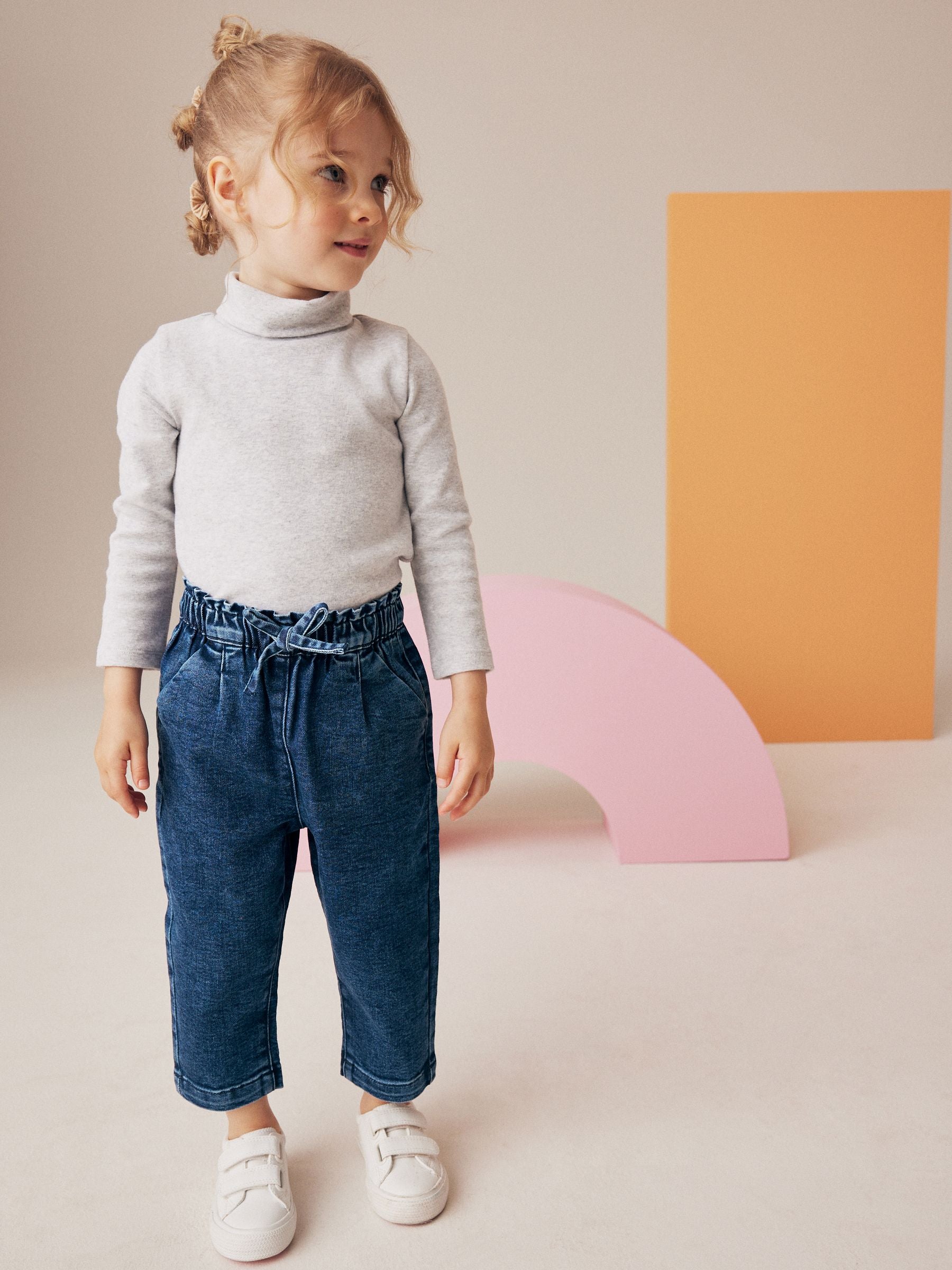 Denim Tie Waist Jeans (3mths-7yrs)