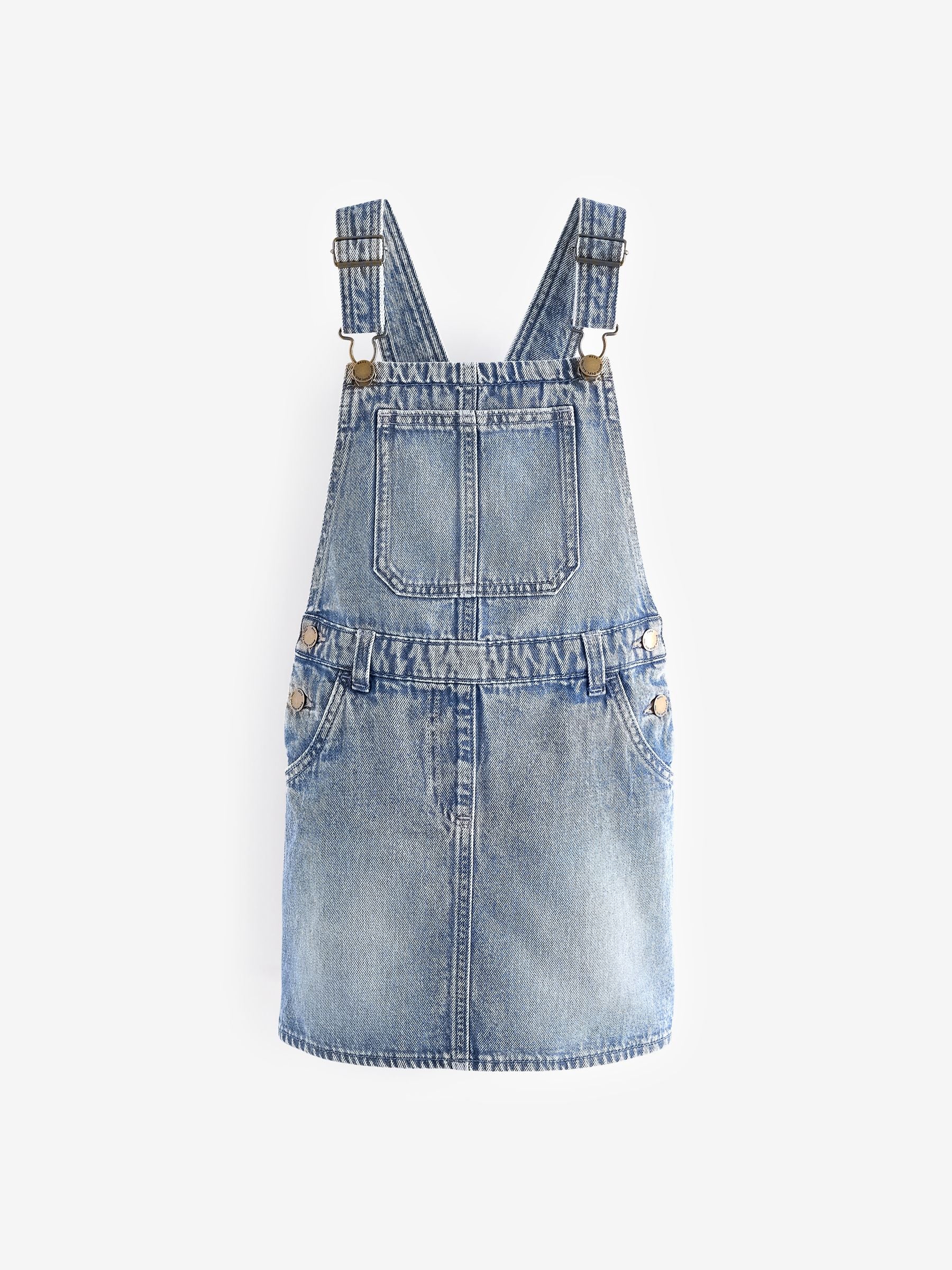 Blue Denim Pinafore Dress (3-16yrs)