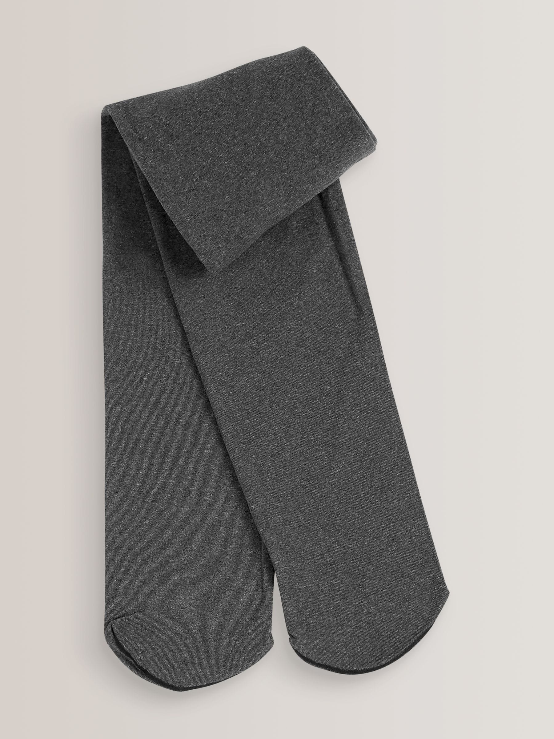 Grey Regular Length 2 Pack 80 Denier School Tights
