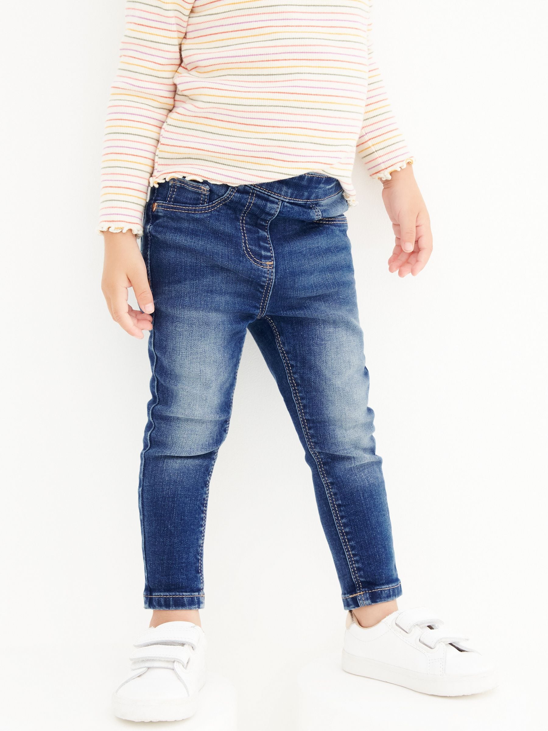 Mid Blue Denim 1 Pack Elasticated Waist Jeggings (3mths-7yrs)