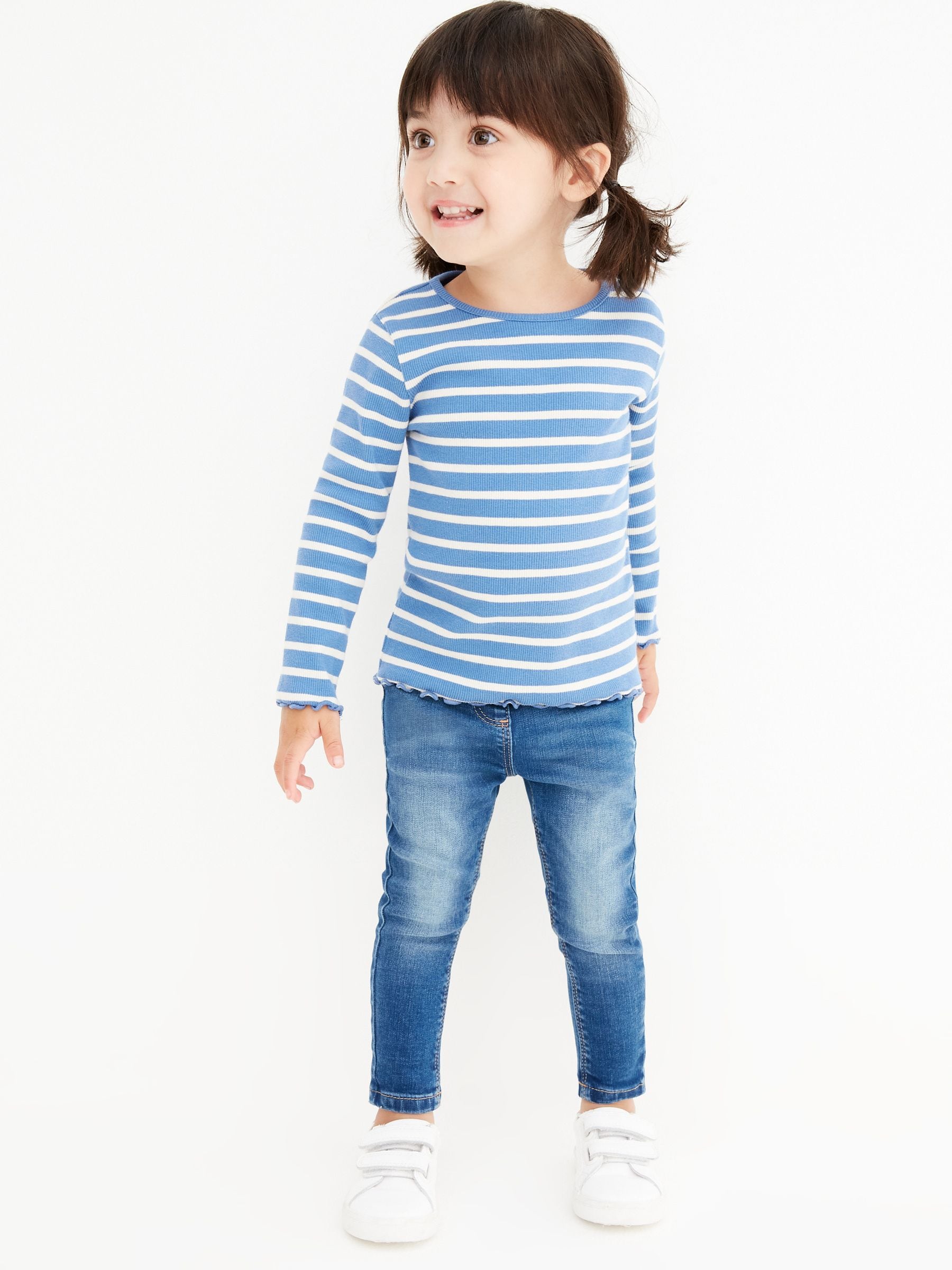 Light Blue Denim 1 Pack Elasticated Waist Jeggings (3mths-7yrs)