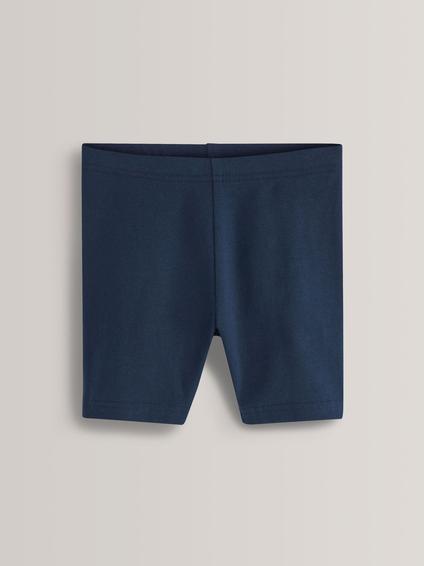 Navy Blue Regular Length 5 Pack Regular Length Cotton Rich Stretch Cycle Shorts (3-16yrs)