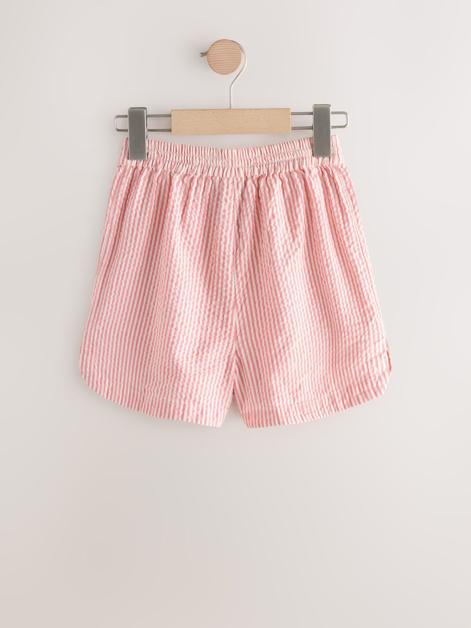 Pink/White Pull On Shorts (3-16yrs)
