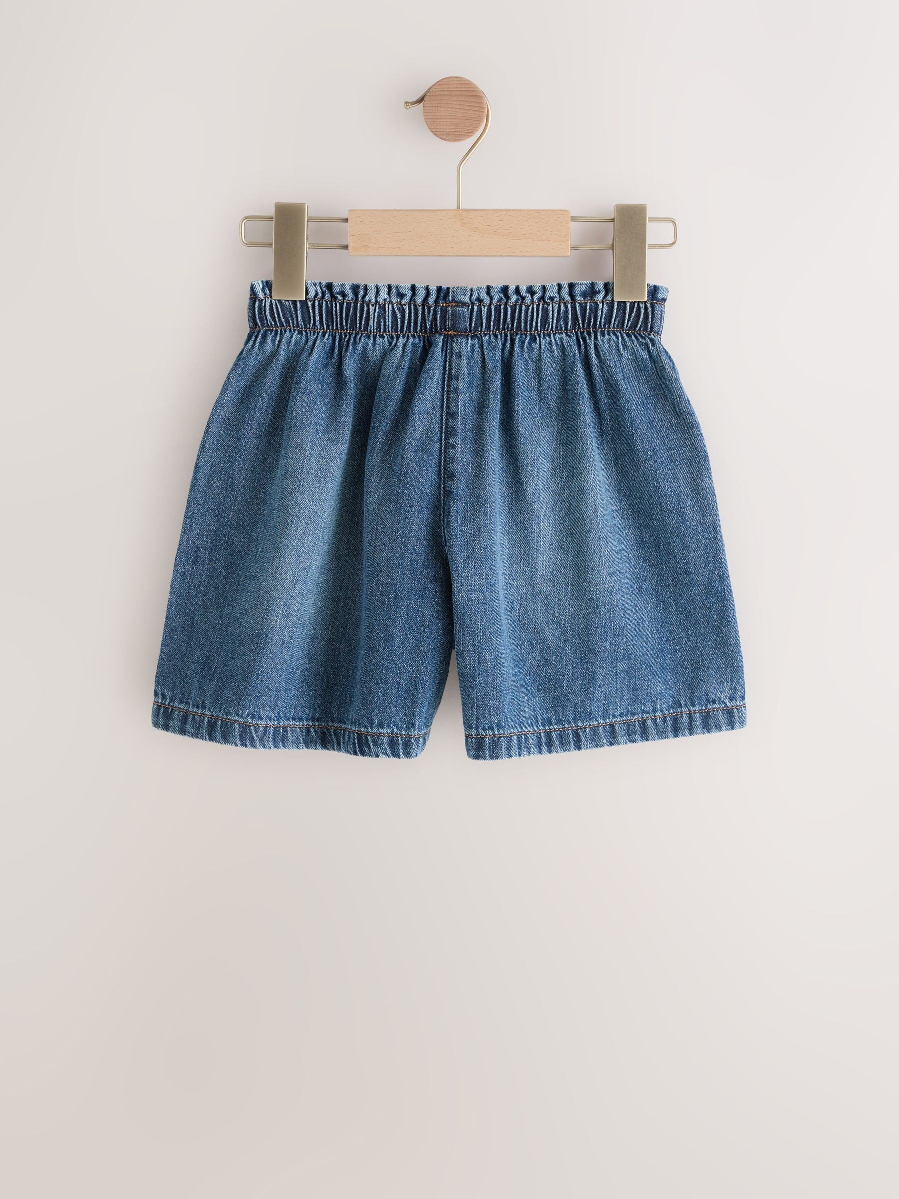 Mid Blue Denim Pull on Short (3-16yrs)