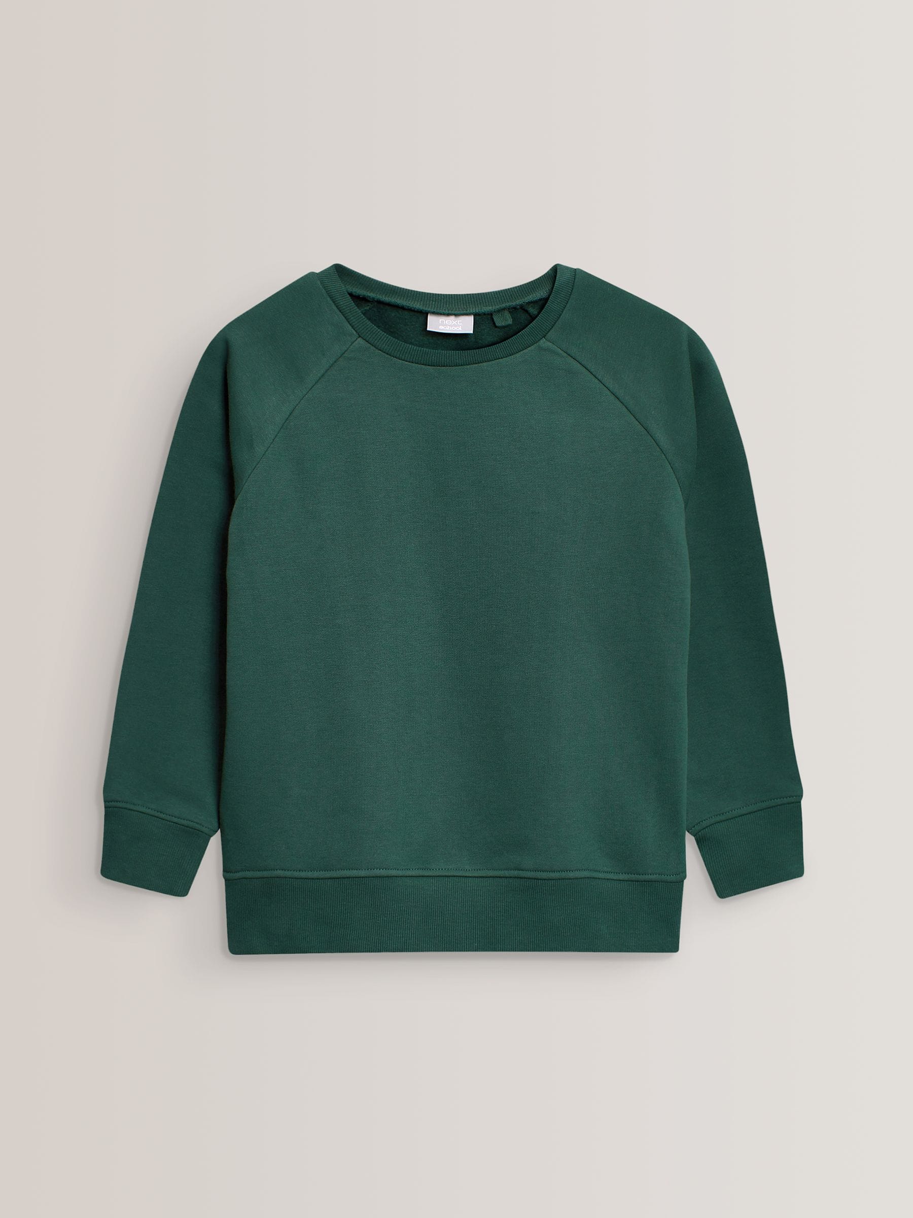 Green Crew Neck School Sweater (3-17yrs)