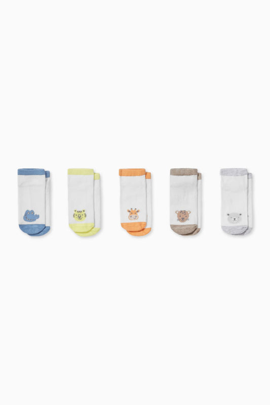 Multipack of 5 - baby socks