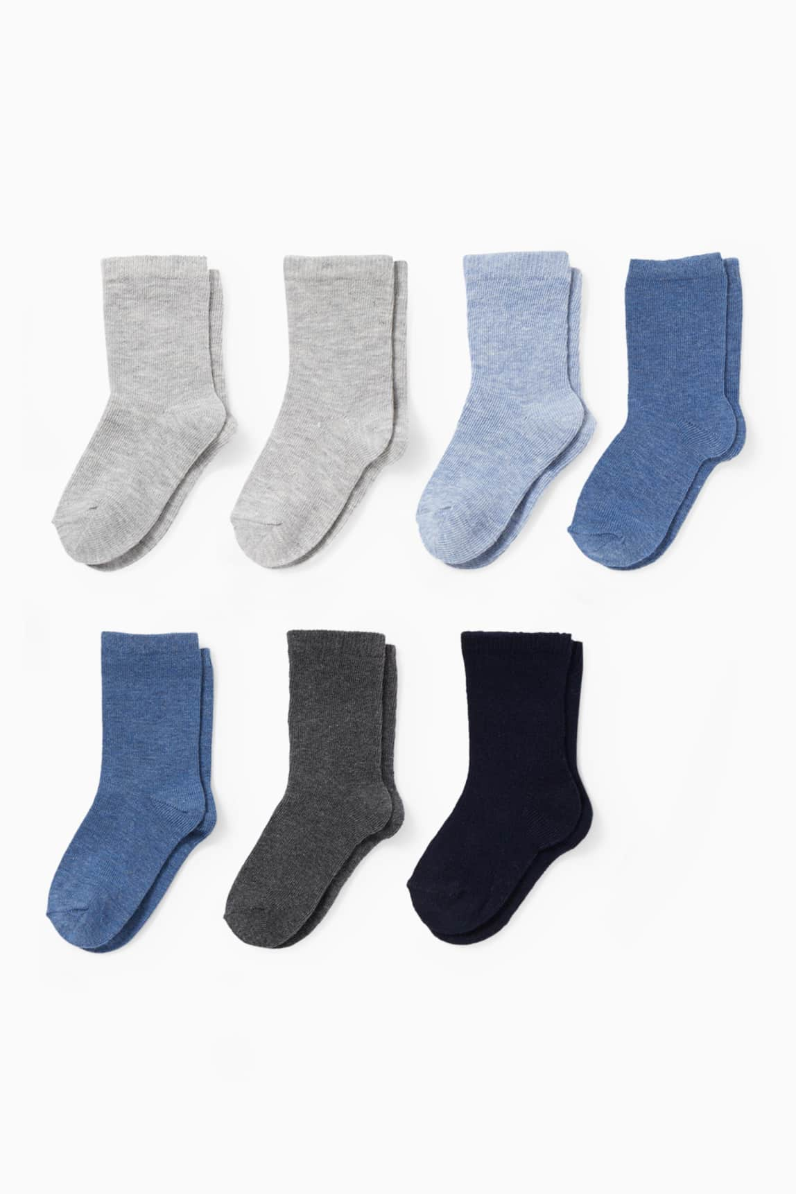 Multipack of 7 - baby socks