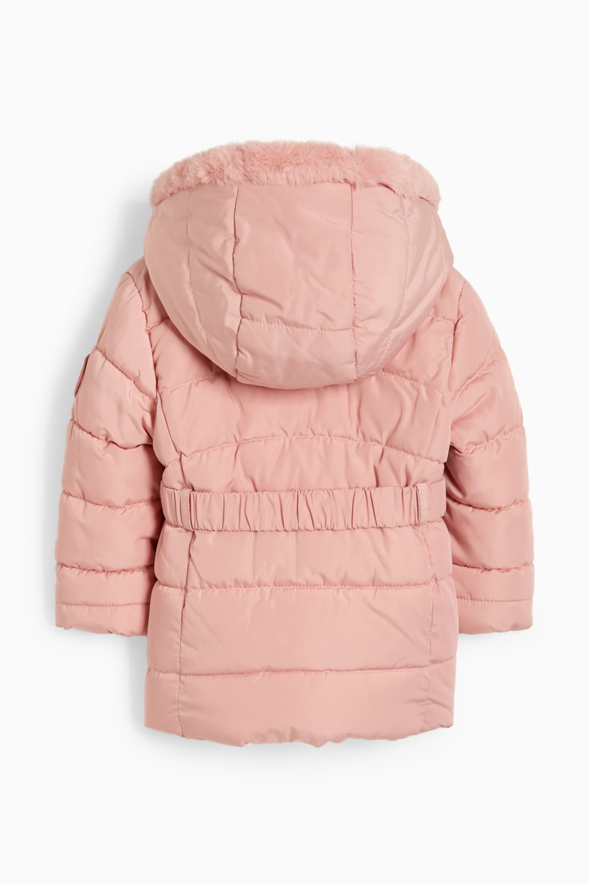 Baby quilted jacket with hood