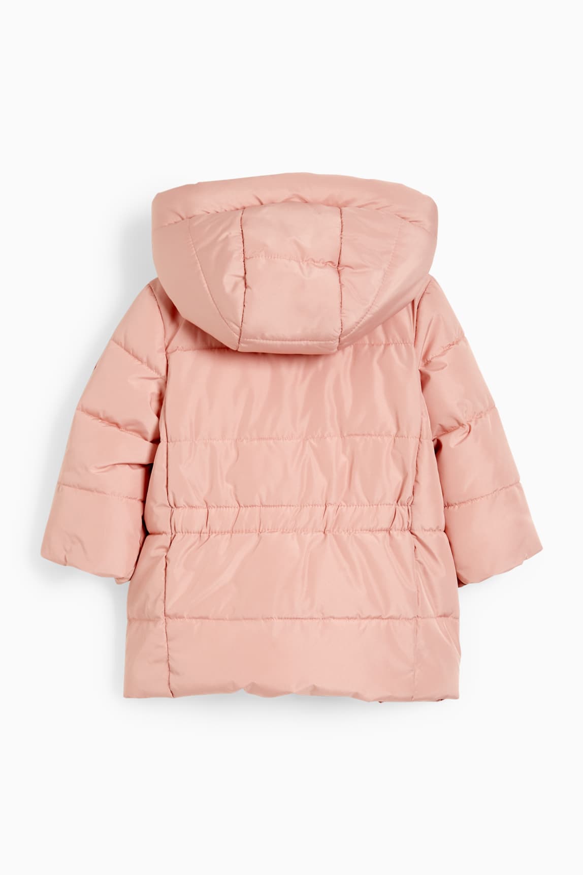 Baby quilted jacket with hood