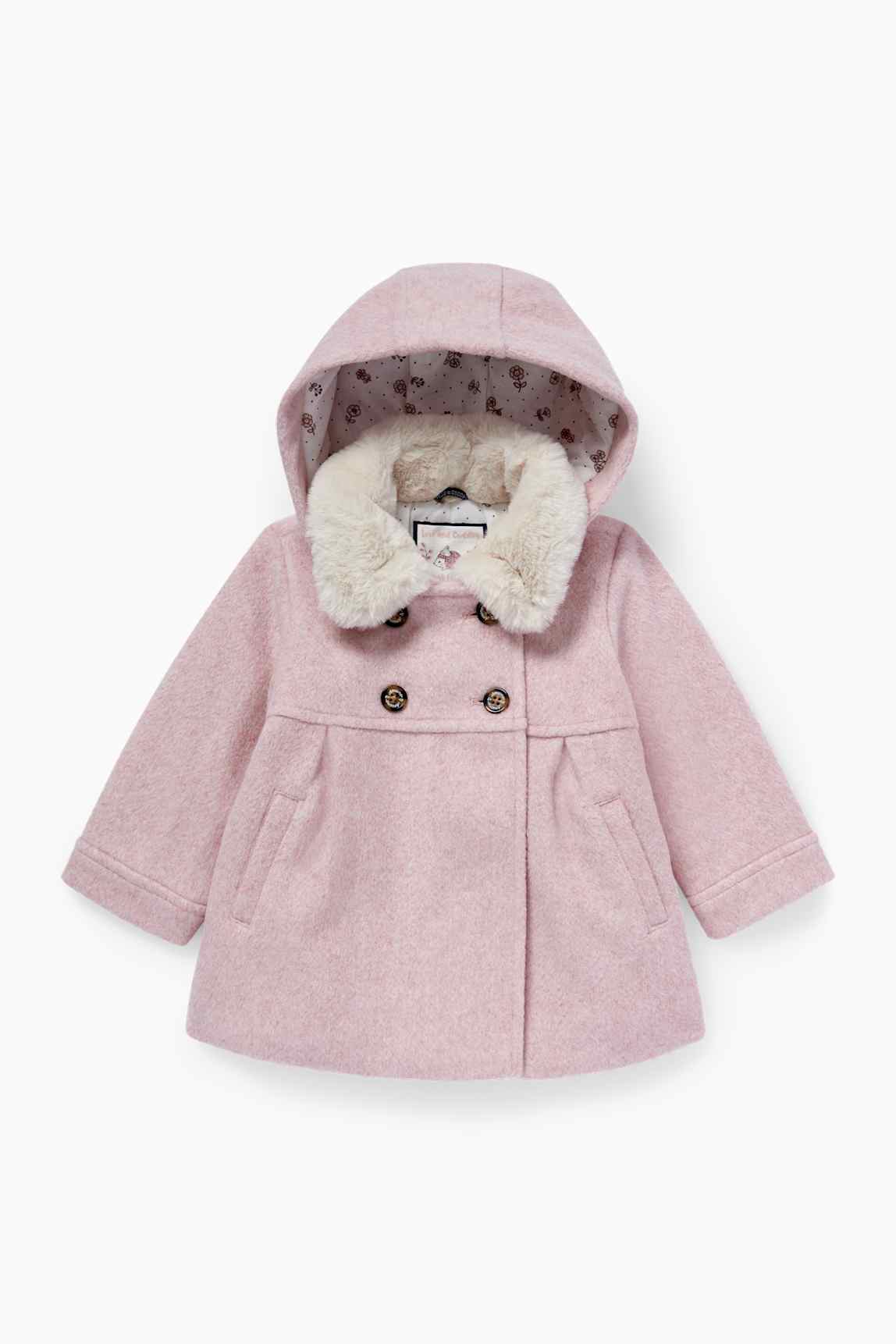 Baby jacket with hood