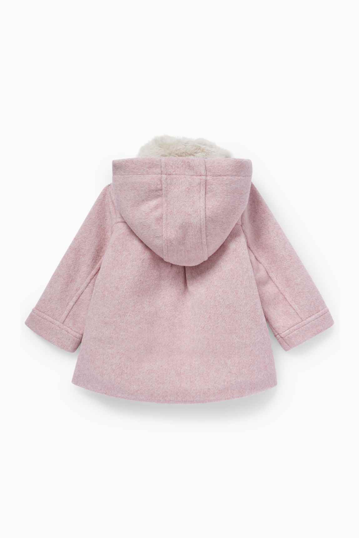 Baby jacket with hood