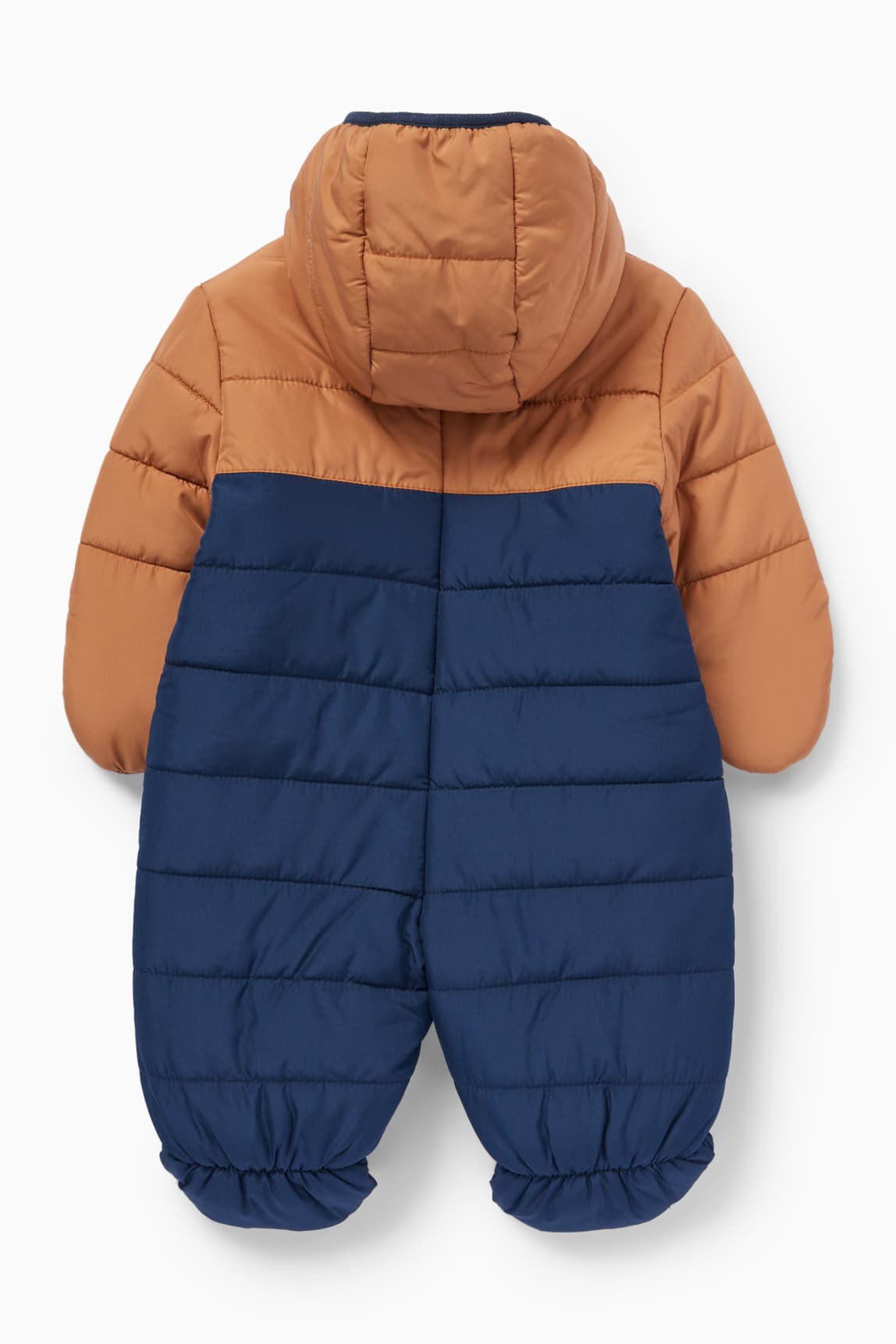 Baby snowsuit with hood