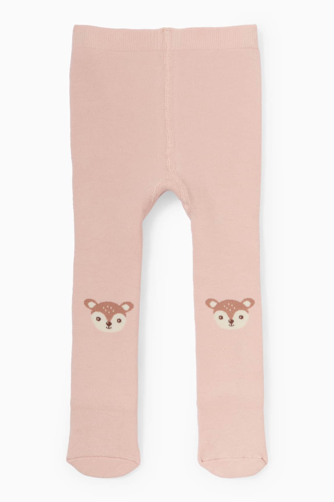 Fawn - baby non-slip tights