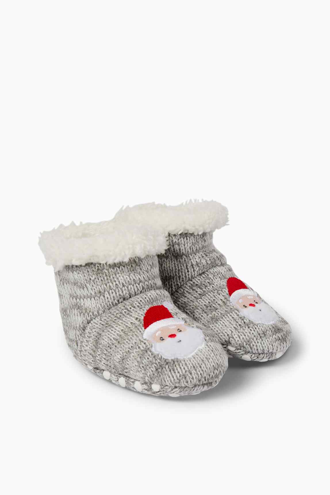 Father Christmas - Baby Christmas booties