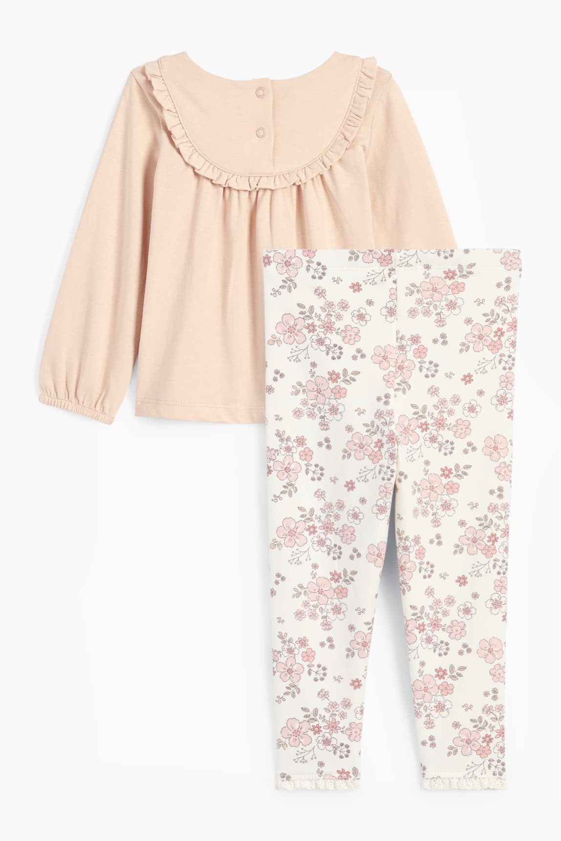 Flowers - baby outfit - 2 piece